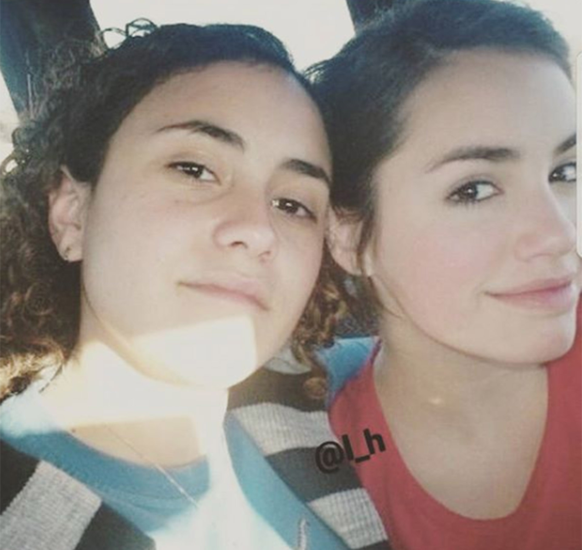 Virginia Riera y Lali Espósito, varios años atrás