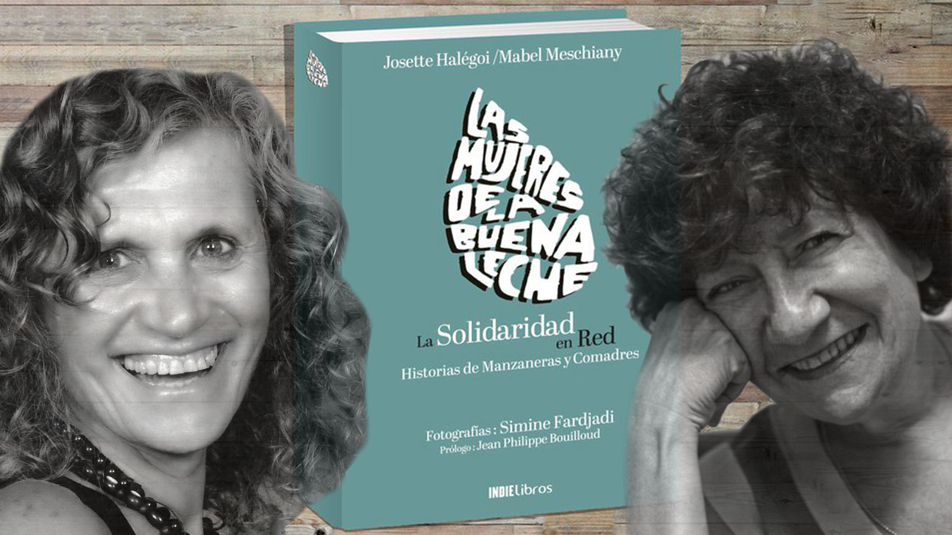 Mabel Meschiany y Josette Halégoi, las autoras del libro