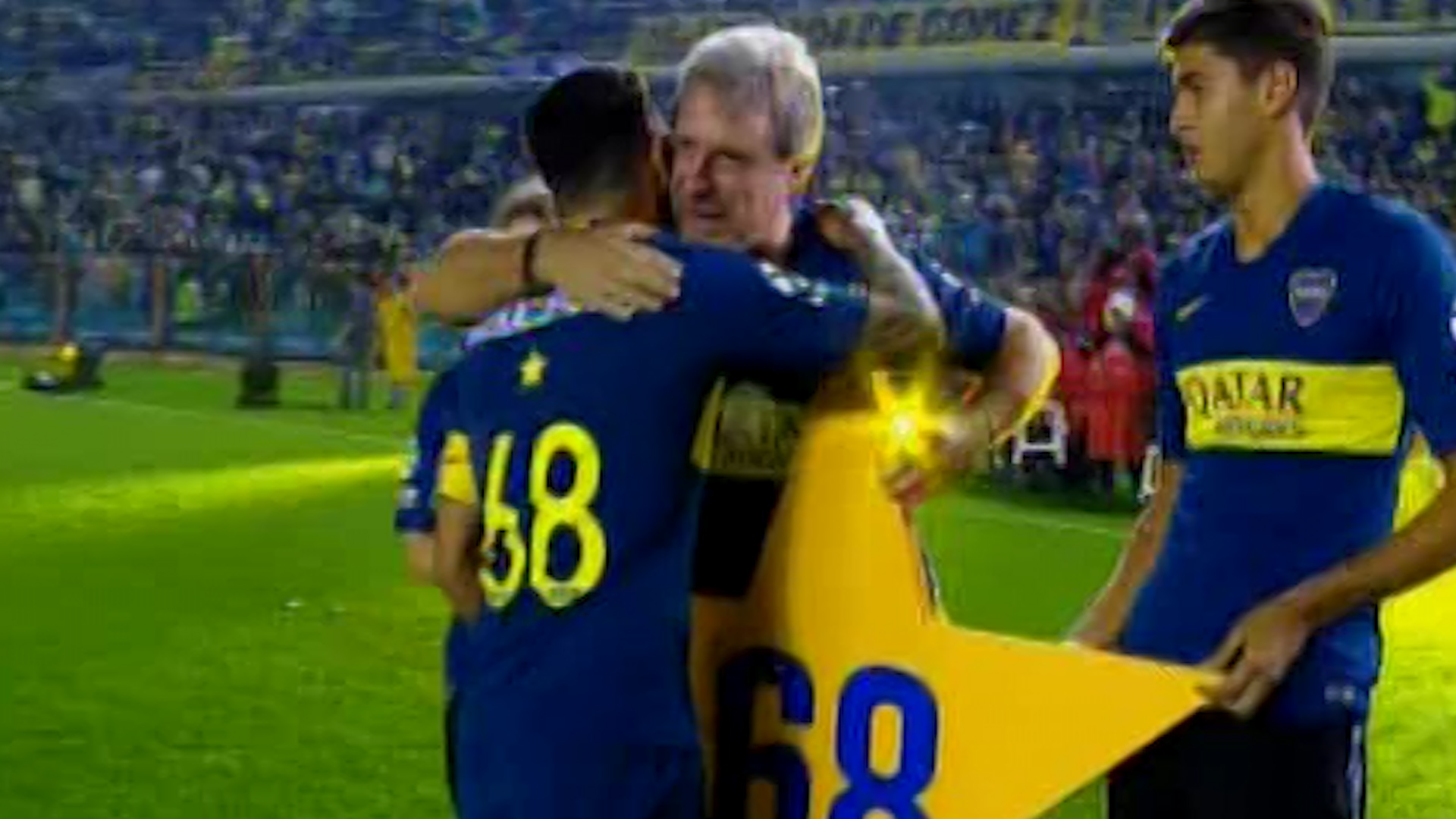 Carlos Tevez y el número 68 por los títulos de Boca a lo largo de su historia