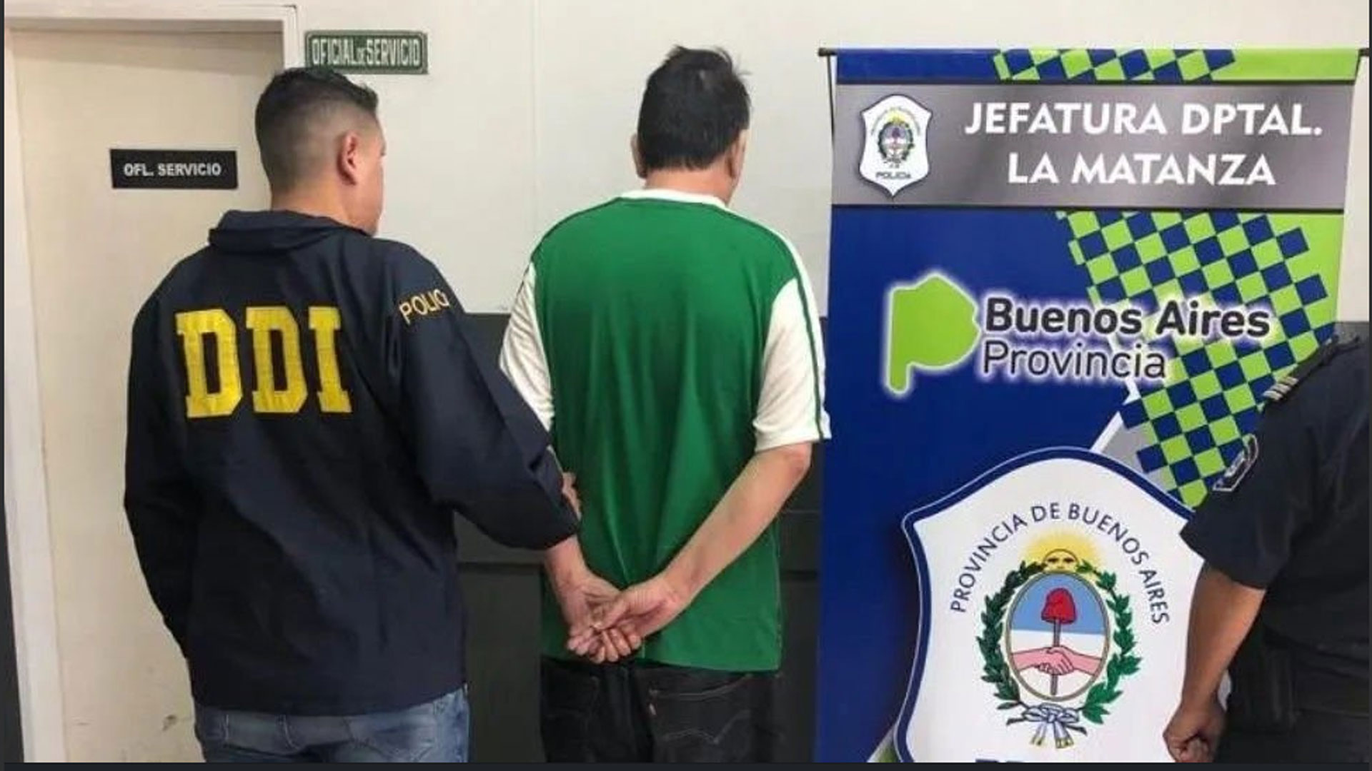 El detenido Carlos Miguel Navarro Ponce