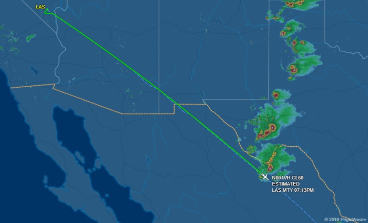 Según datos de FlightAware, la aeronave había aterrizado con normalidad en Monterrey; sin embargo, personas cercanas al caso han confirmado la desaparición (Foto: Especial)