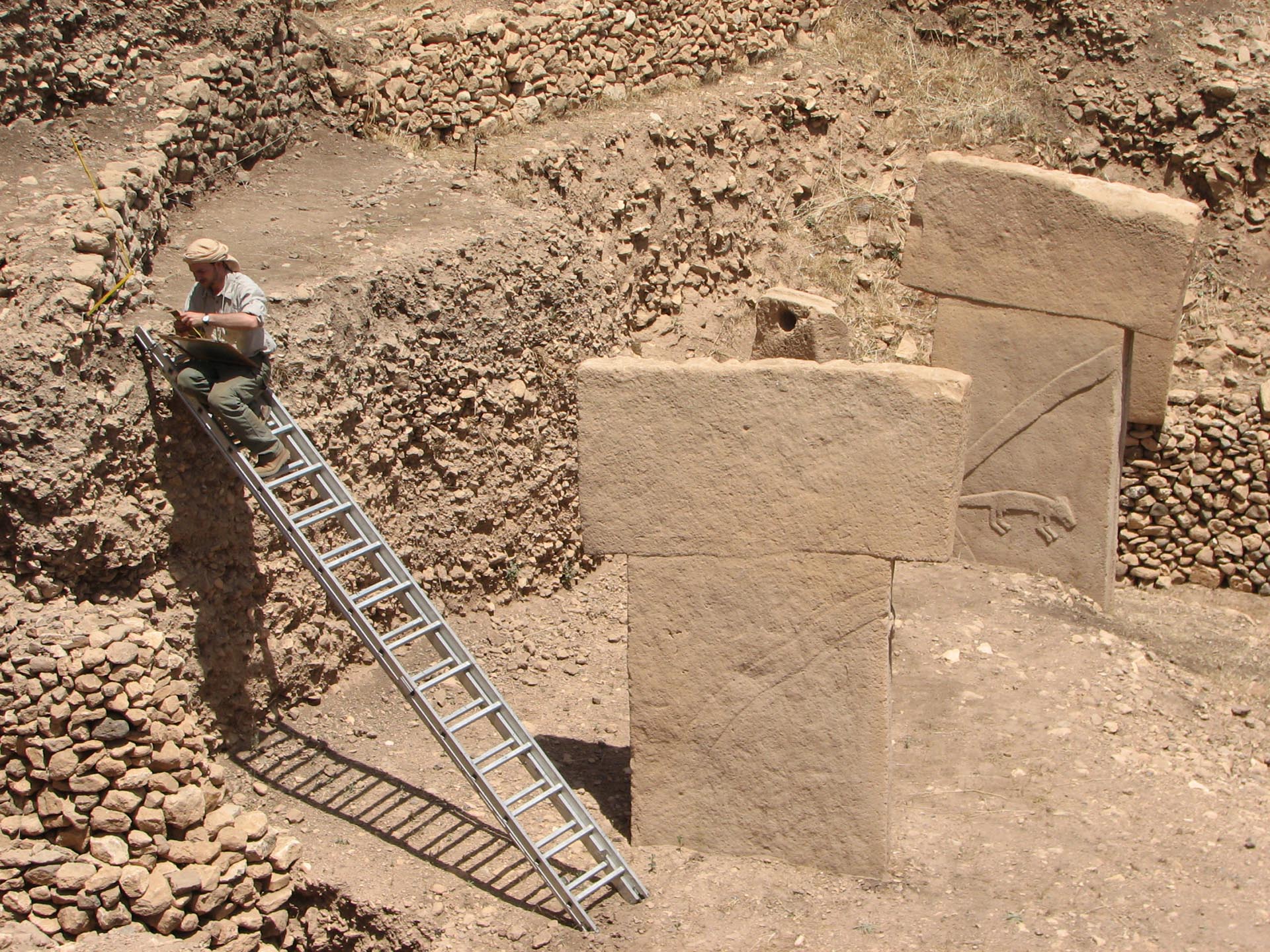Jens Notroff en Göbekli Tepe