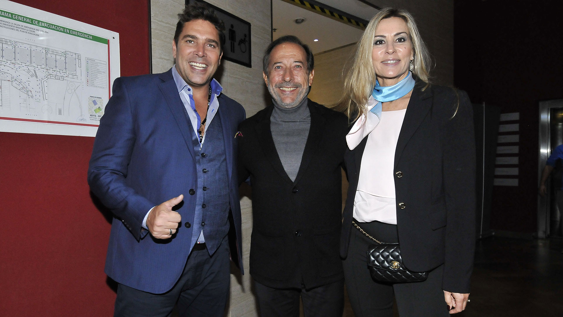 Matías Alé, Guillermo Francella y Marynés Breña
