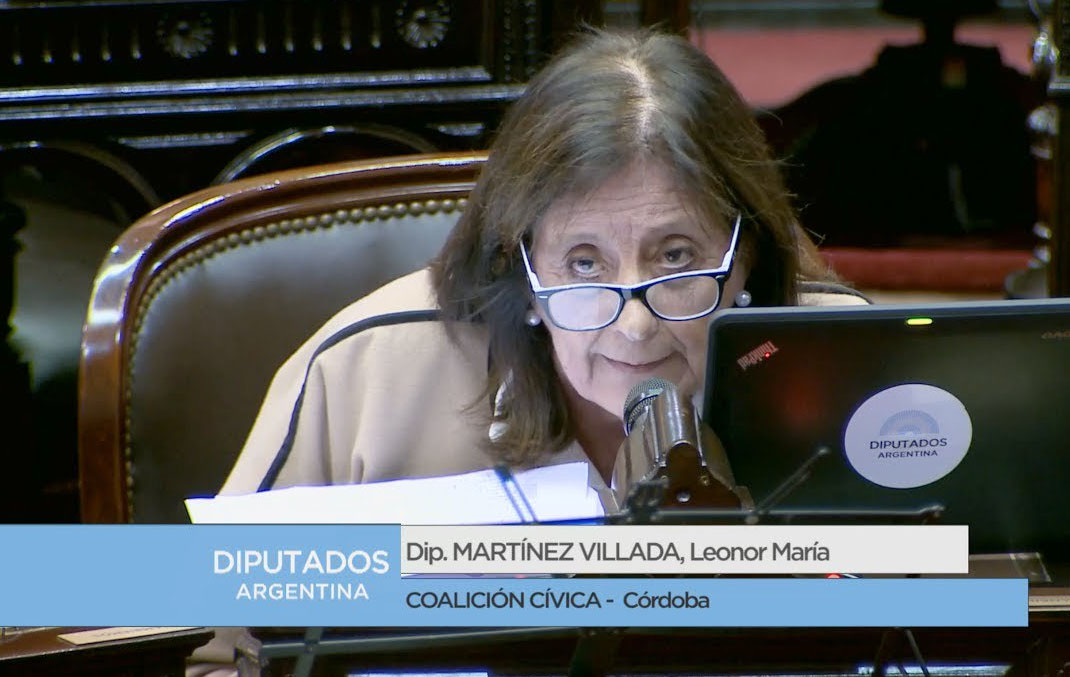 Leonor Martinez Villada, diputada nacional por Córdoba