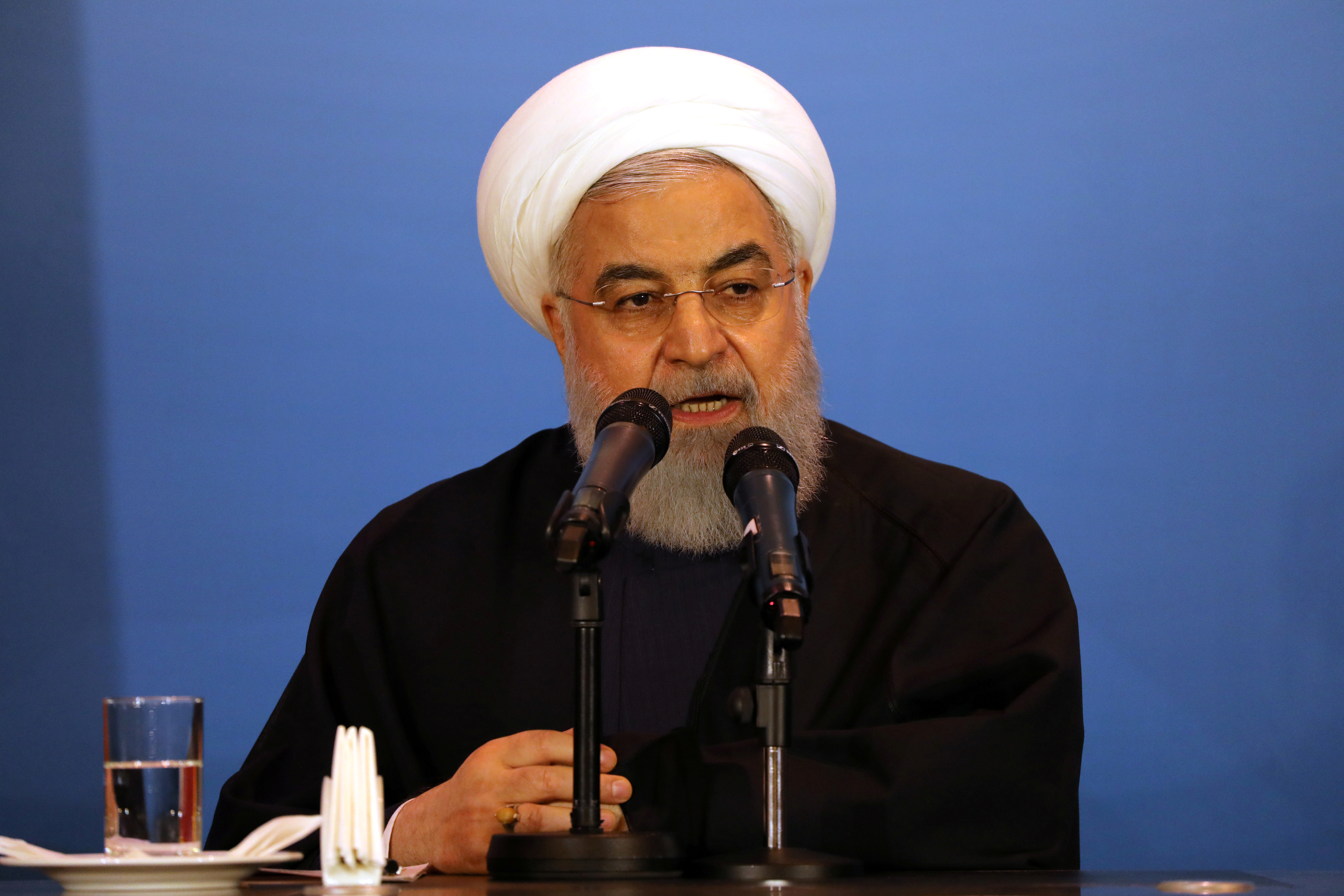 El presidente iraní Hassan Rohani (REUTERS/Abdullah Dhiaa Al-Deen/archivo)