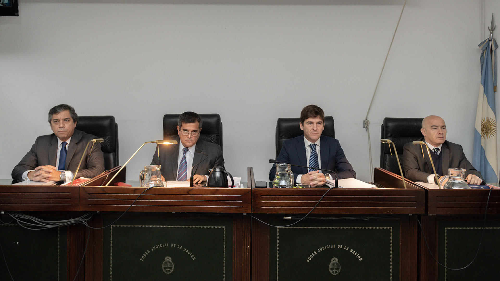 El tribunal que juzgó a los imputados por el encubrimiento del atentado a la AMIA (Adrián Escandar)