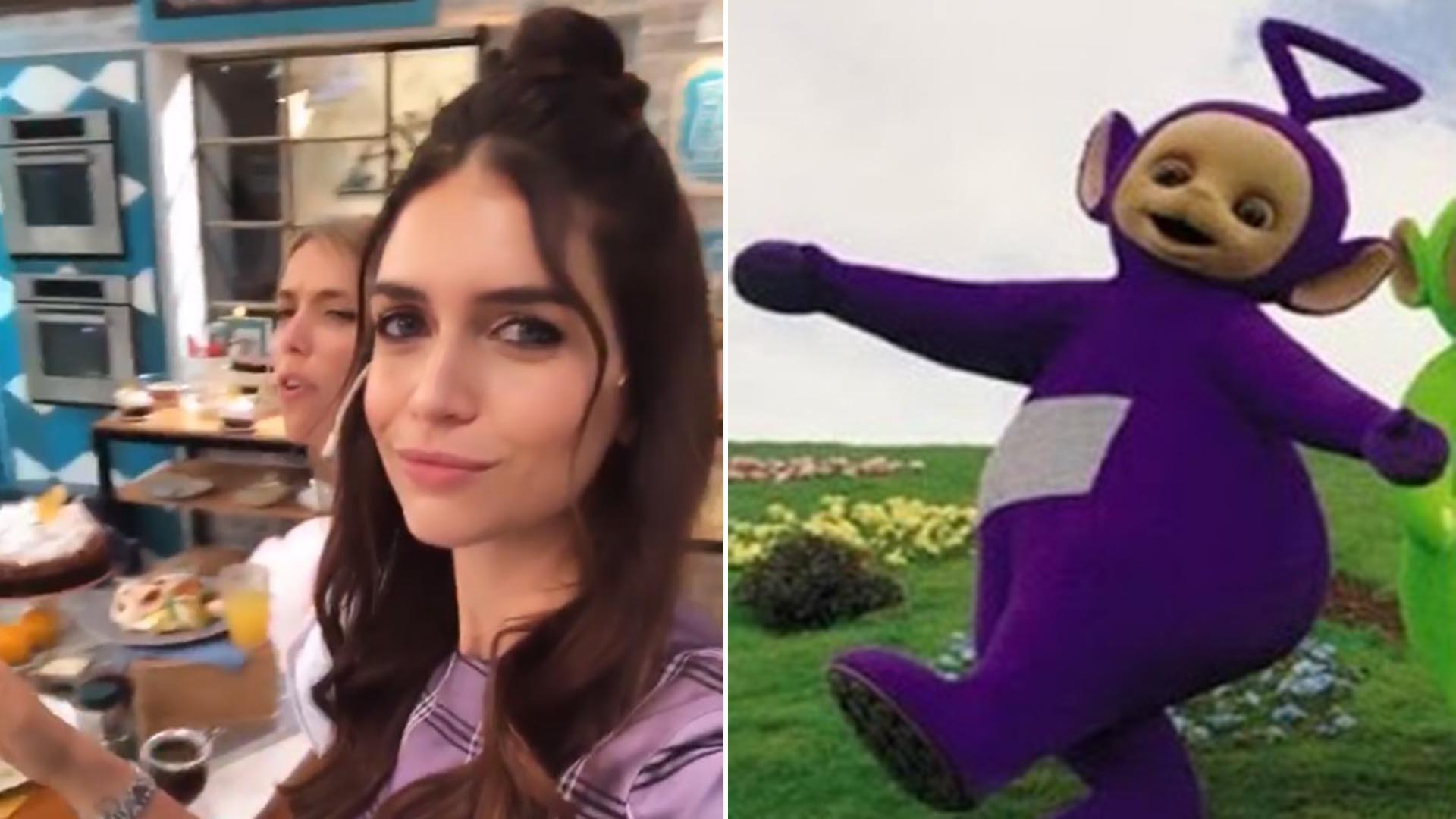 Icardi comparó el peinado de Zaira Nara con uno de los personajes de Los Teletubbies