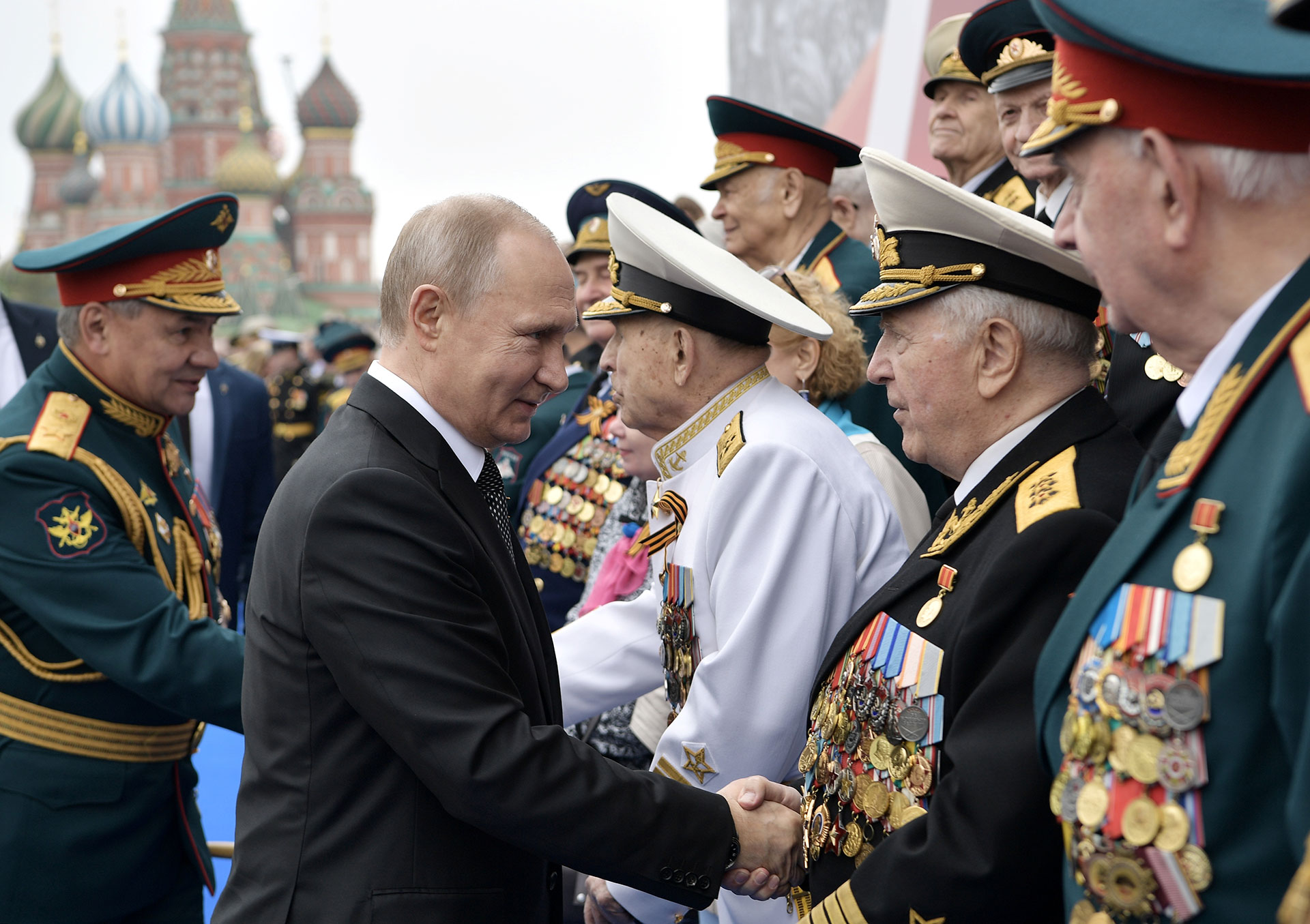 “Las lecciones de la guerra siguen siendo actuales”, dijo Putin (Reuters)