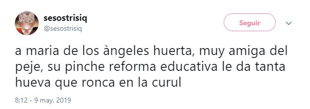 Este es uno de los comentarios en contra de la diputada (Foto: captura de pantalla)