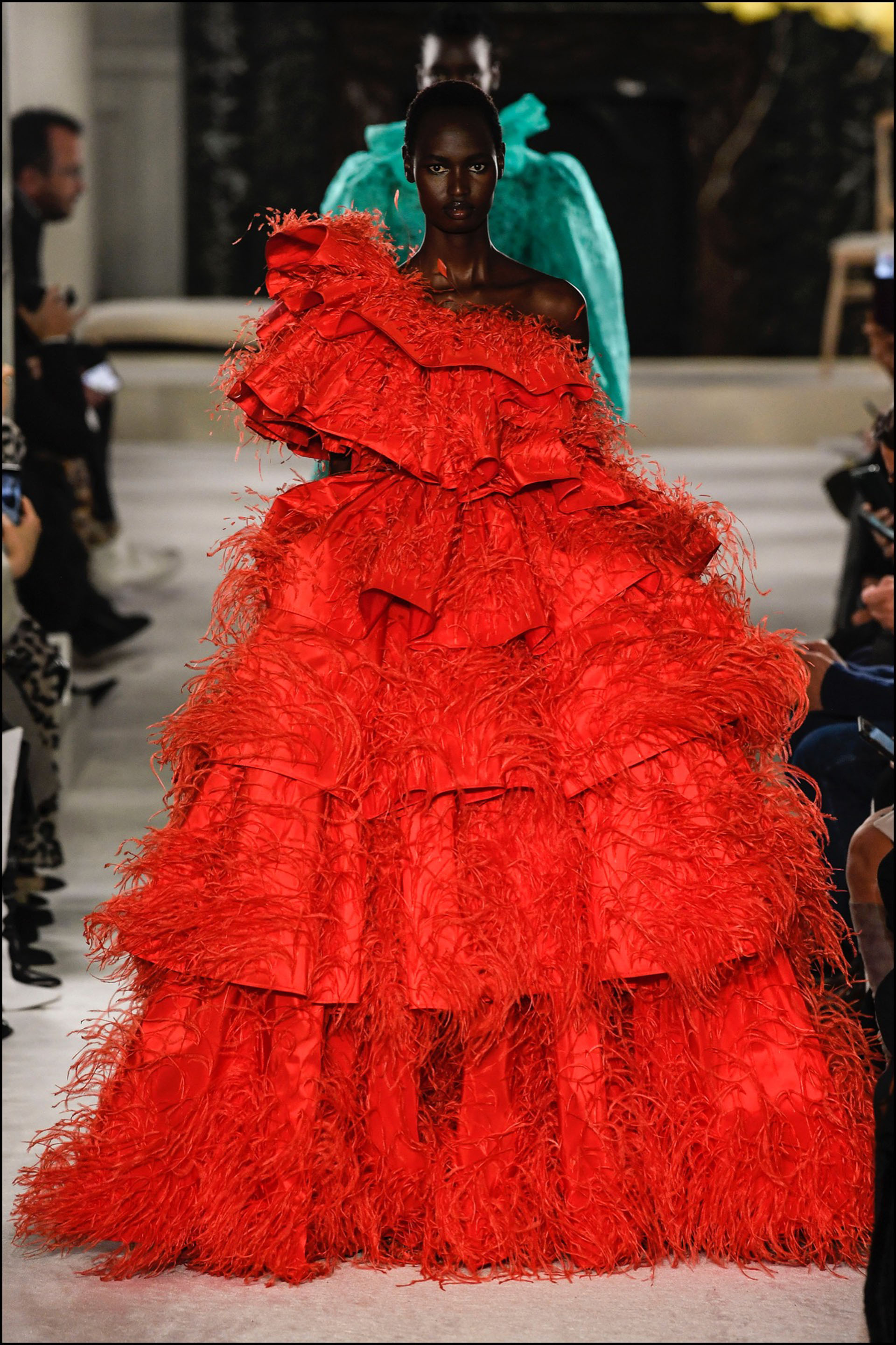 La pasarela de Valentino en el Fashion Week de París.