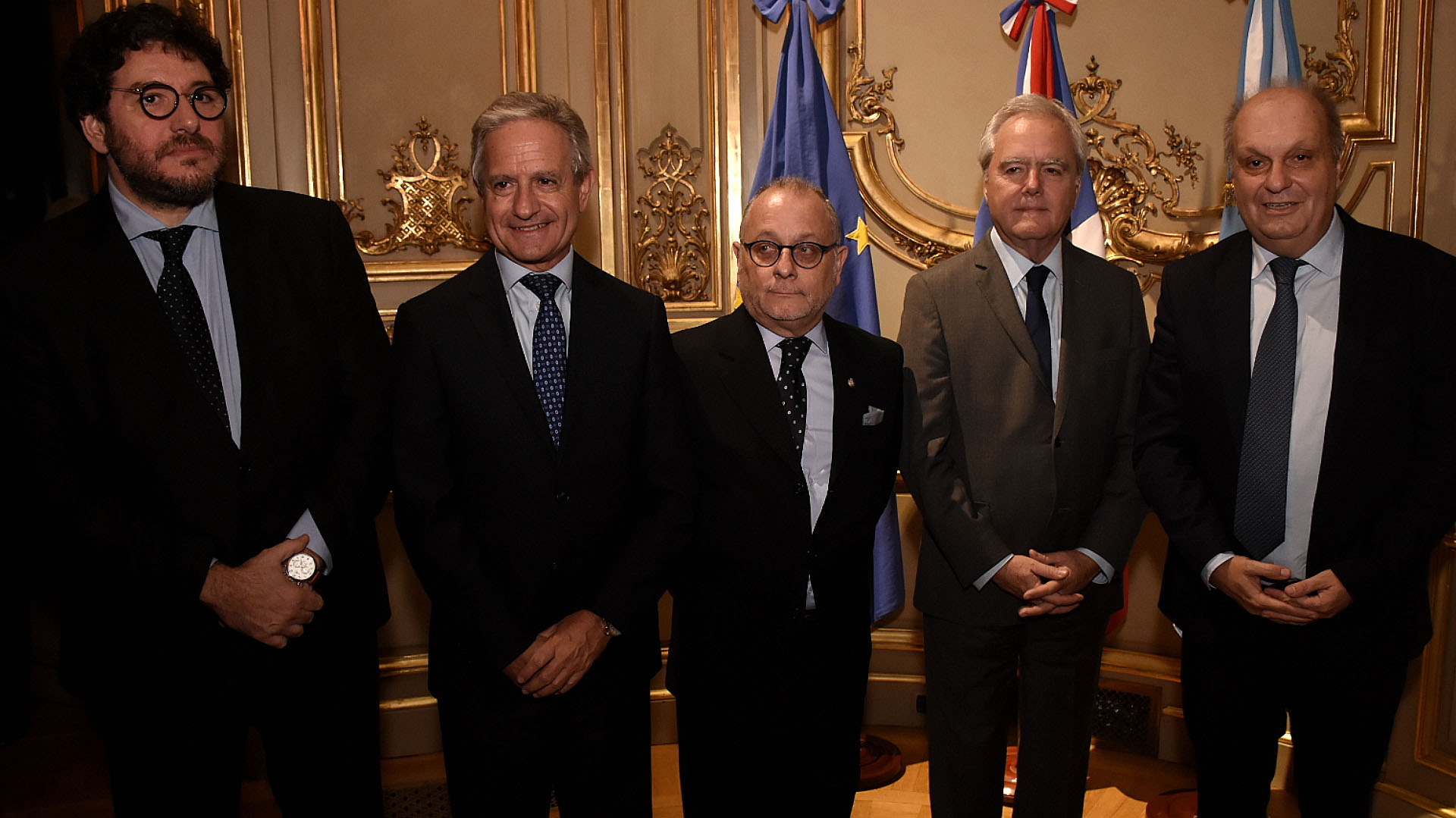 Pablo Avelluto, Andrés Ibarra, Jorge Faurie, Federico Pinedo y Hernán Lombardi