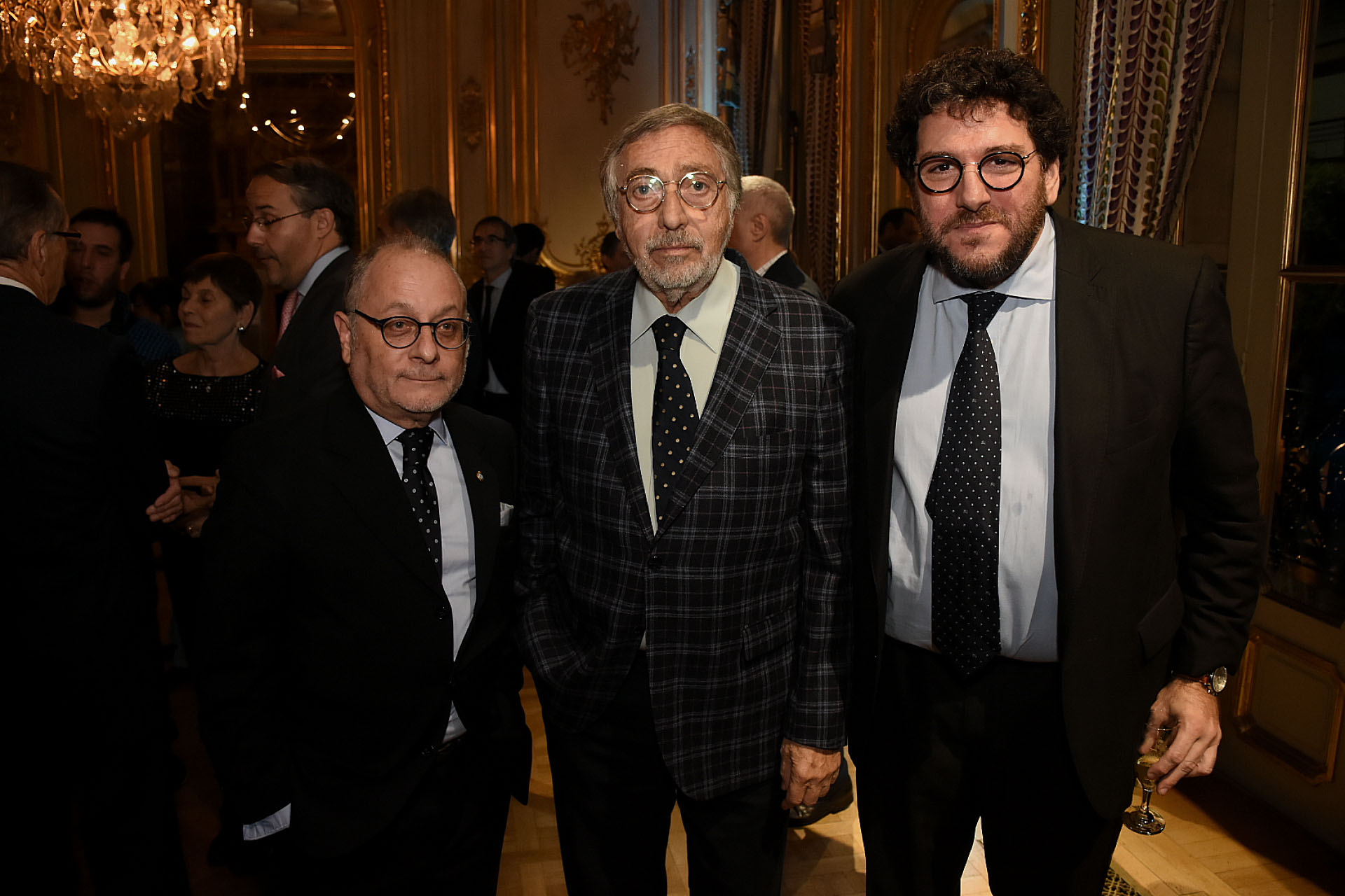 Jorge Faurie, Luis Brandoni y Pablo Avelluto