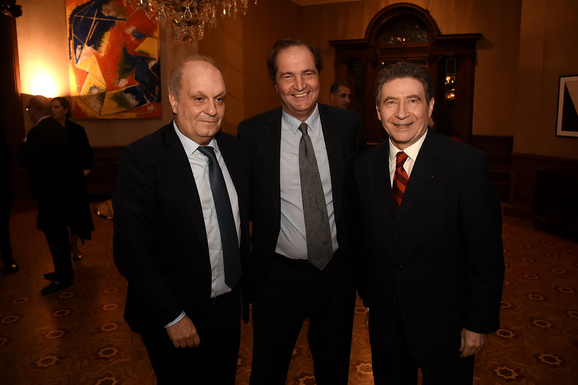 Hernán Lombardi y el embajador francés reciben a Pablo Clusellas, secretario Legal y Técnico de la Presidencia