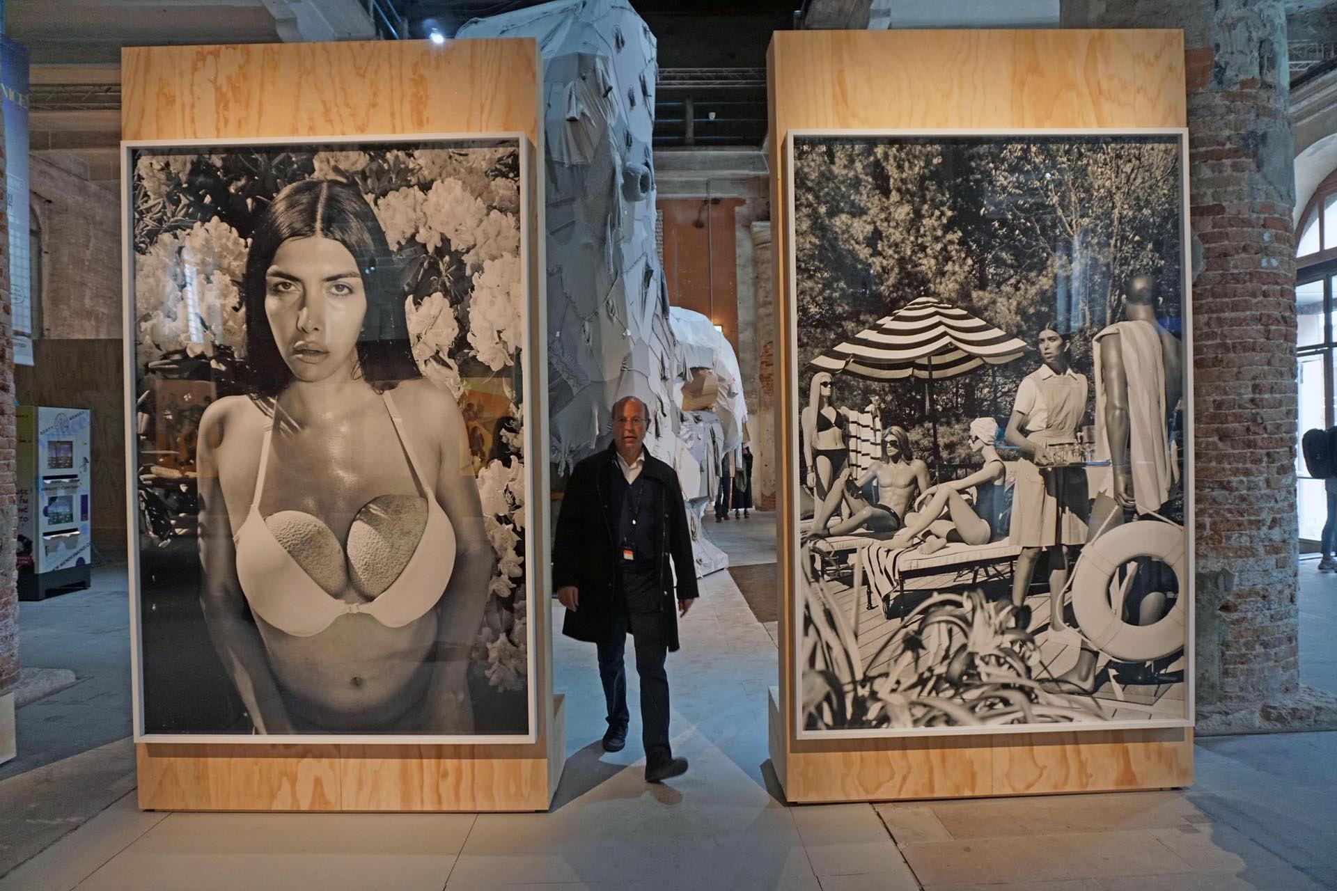 Vista del trabajo “Body En Thrall” de la artista trans latina radicada en Nueva York Martine Gutierrez (EFE)