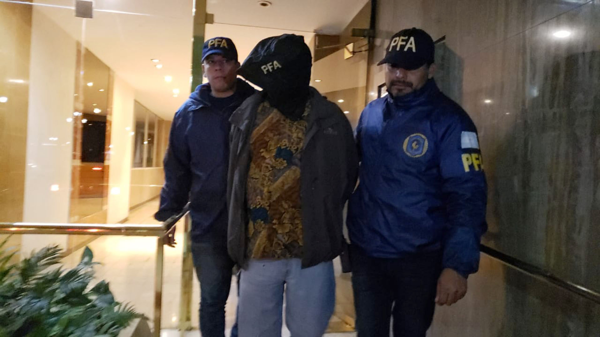 Luis Cano fue detenido anoche en un departamento de Congreso