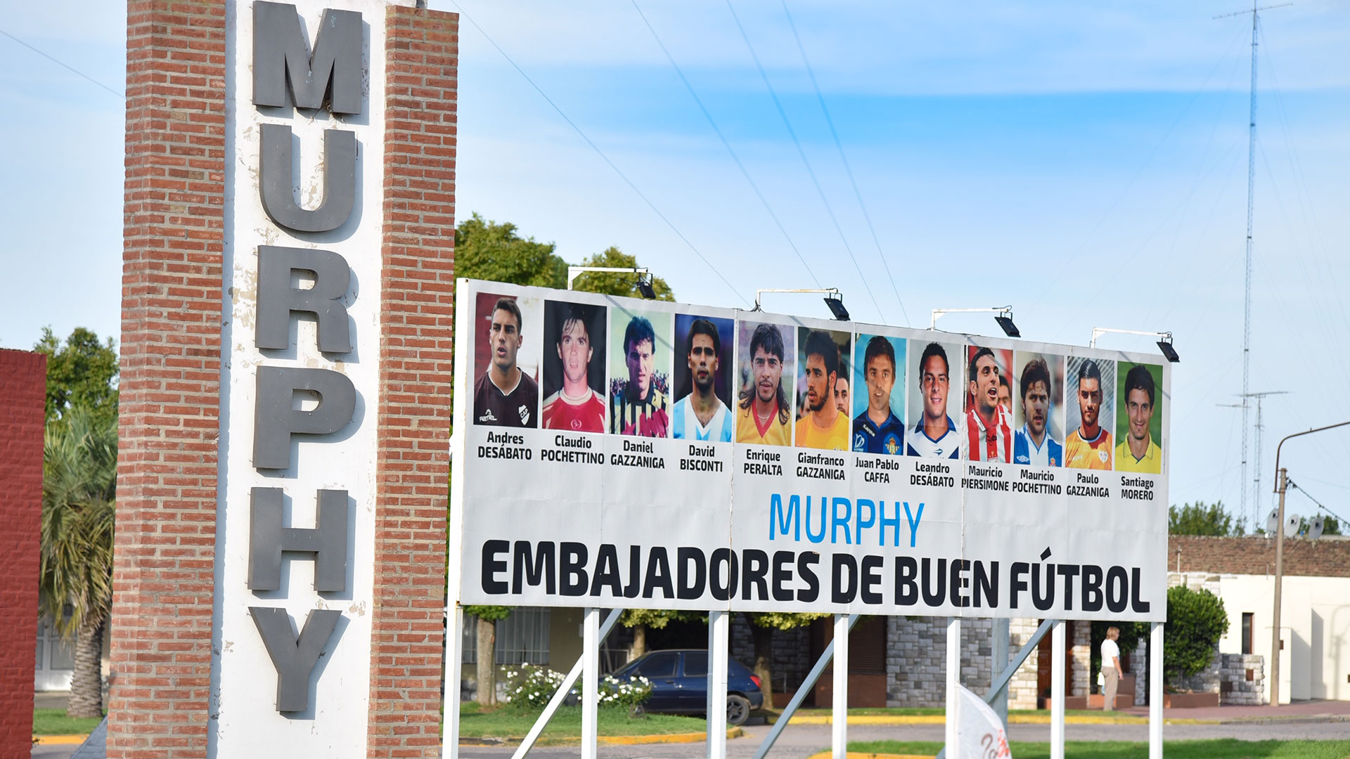 El cartel en Murphy que retrata a todas sus estrellas