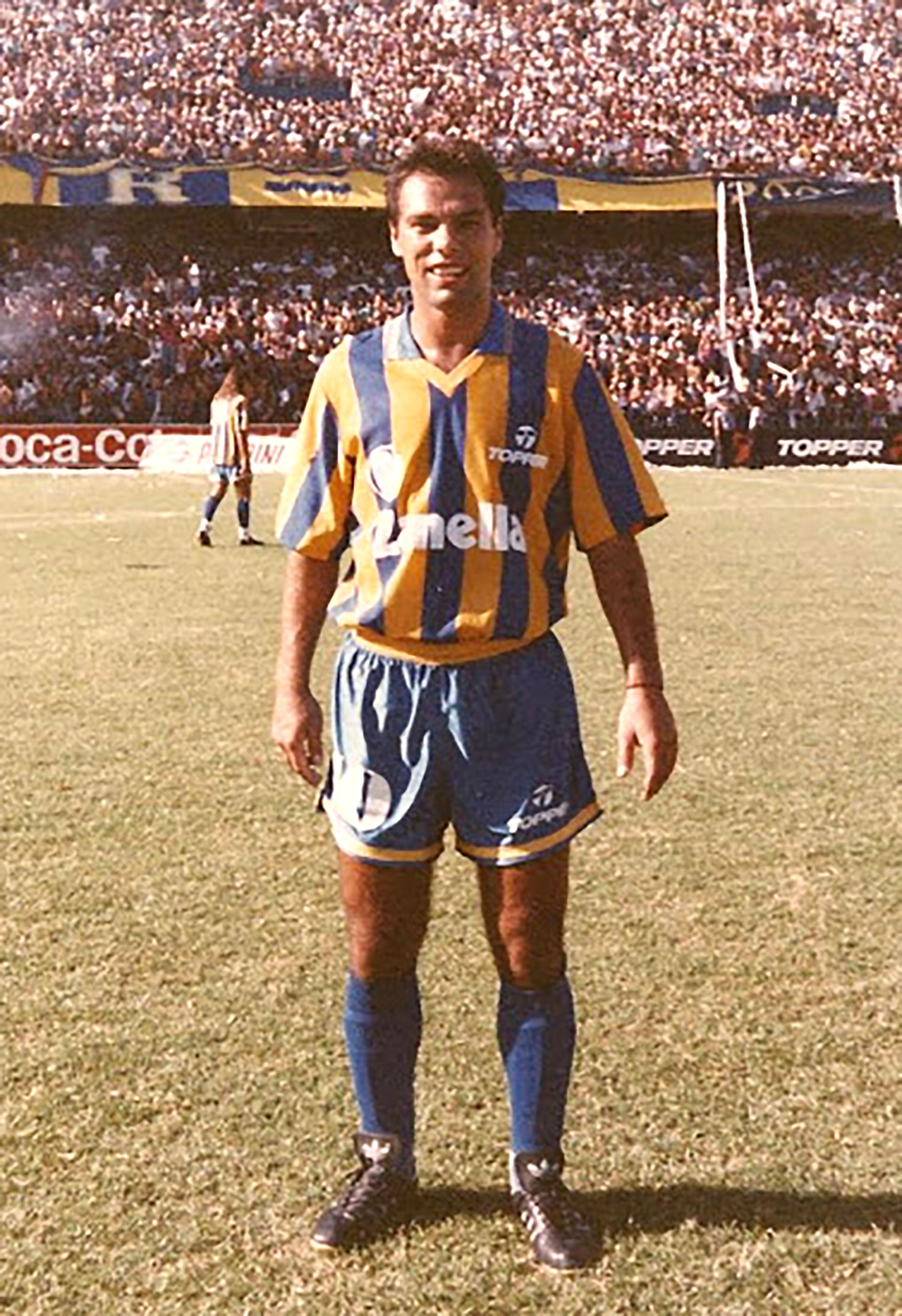 Davod Bisconti durante su época en Rosario Central