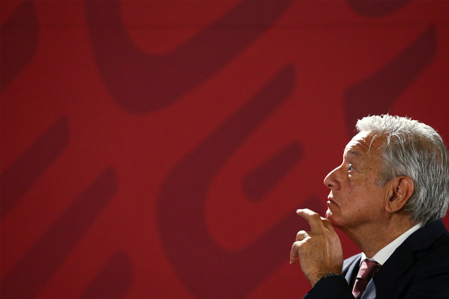 Después de su abrumadora victoria del año pasado, el presidente mexicano Andrés Manuel López Obrador prometió un cambio. (Foto: Edgard Garrido/Reuters)
