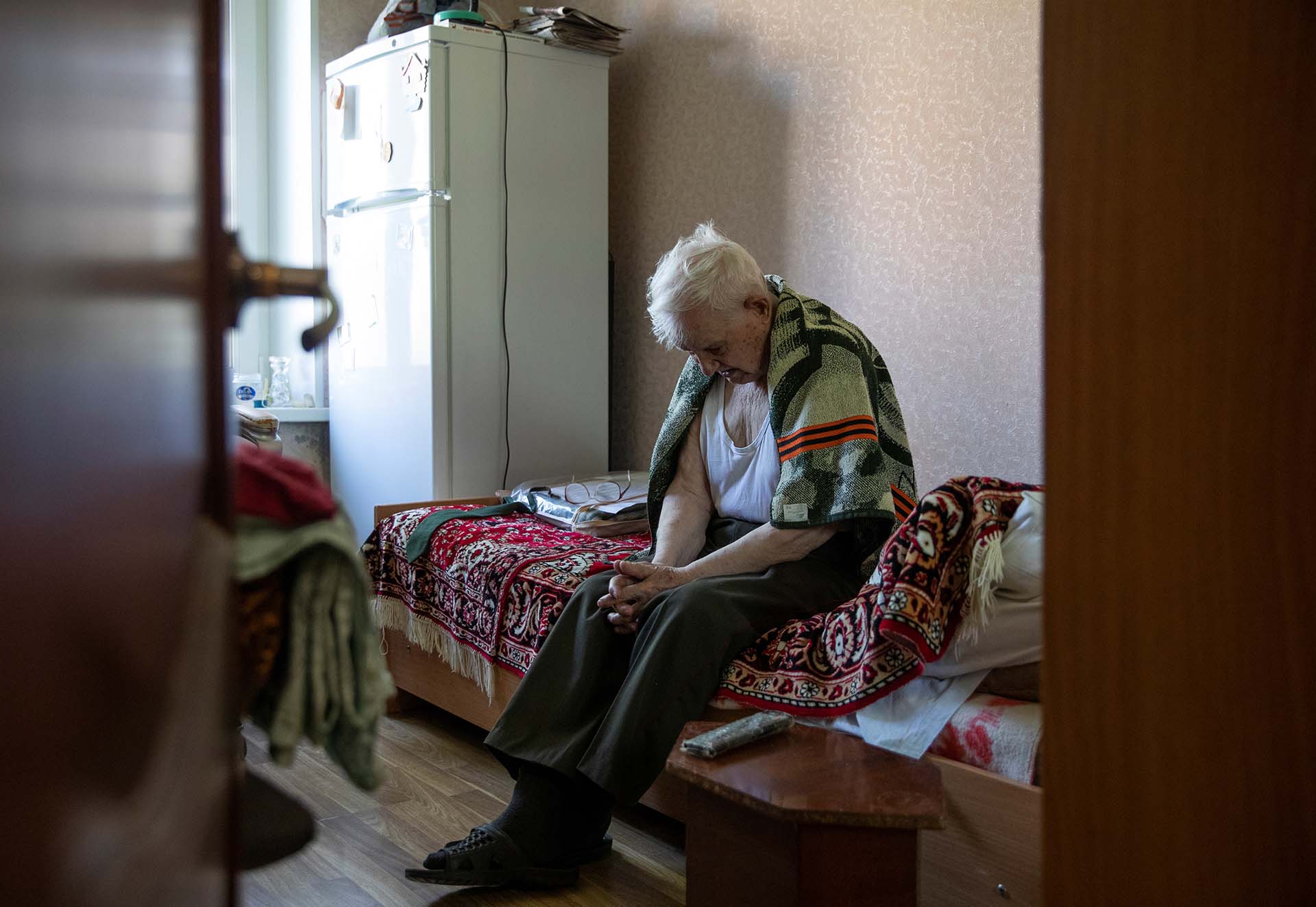 Nikolay Bagayev en su departamento (REUTERS/Maxim Shemetov)