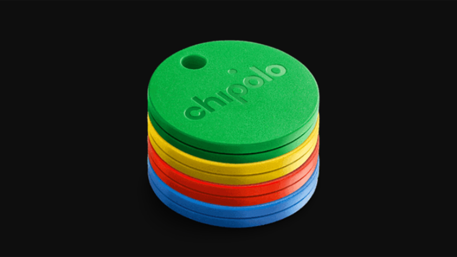 Chipolo en forma de fichas