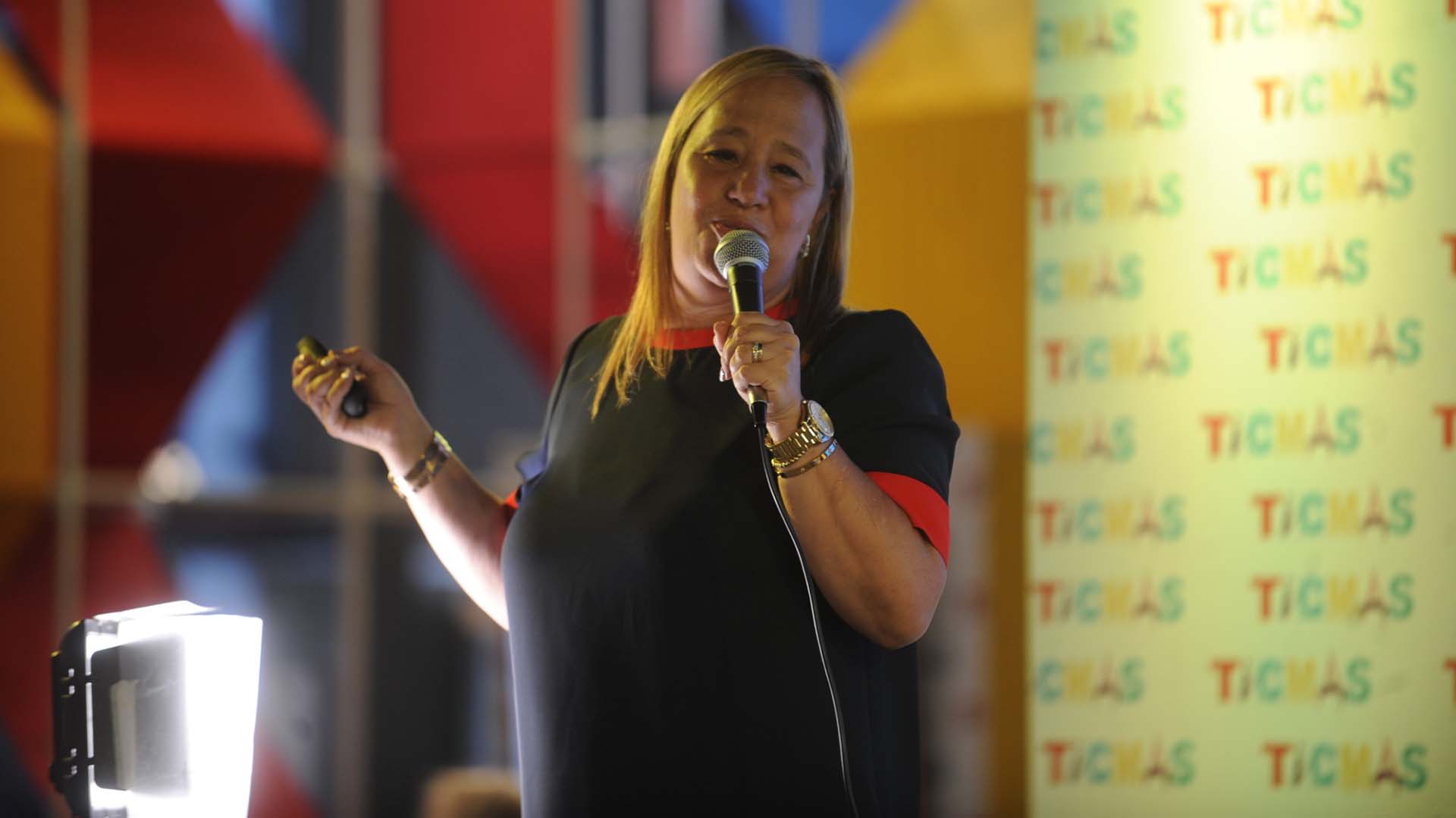 Judit Schneider en el auditorio de TICMAS (Dino Calvo)