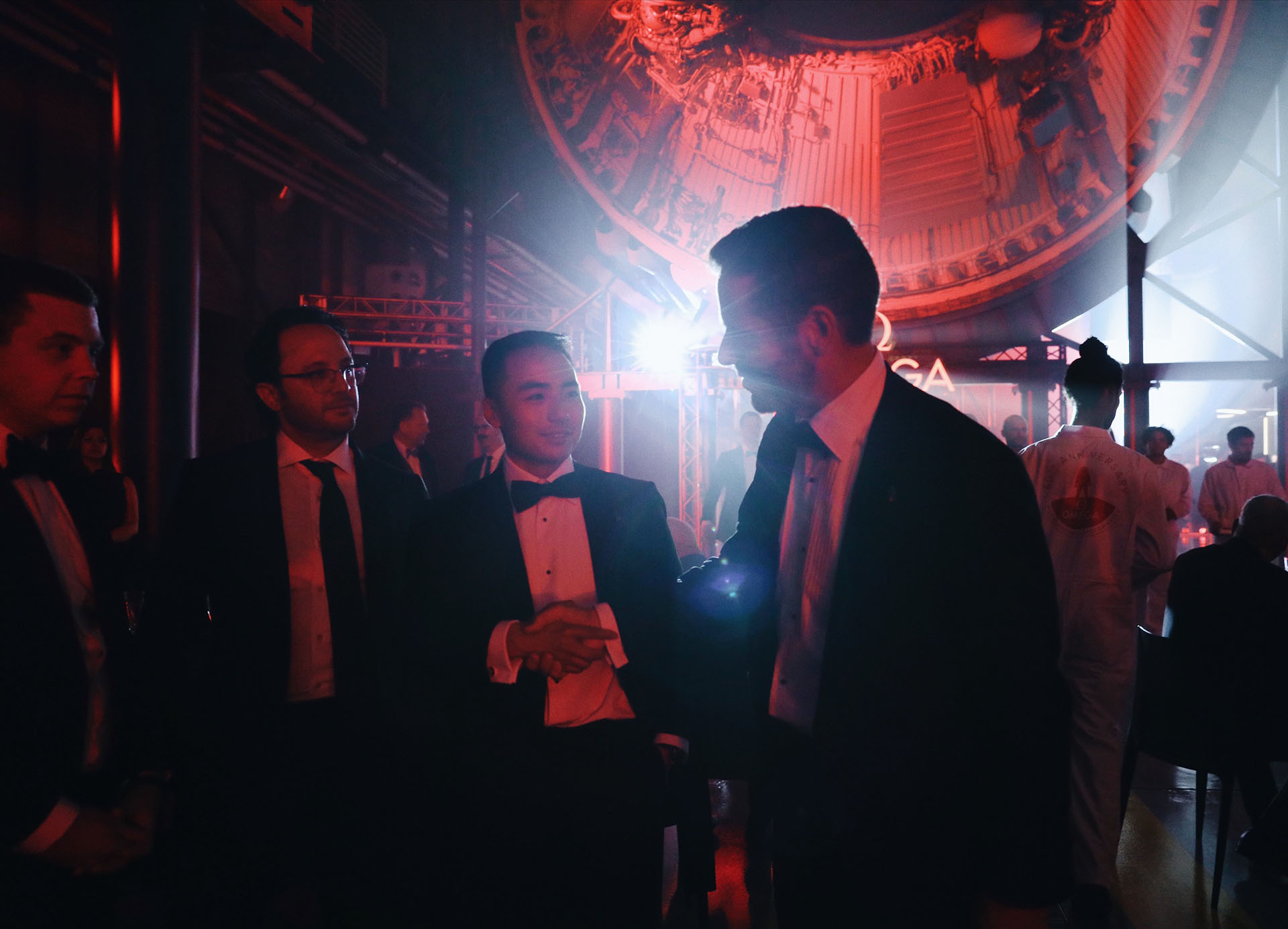 Los invitados vistieron de etiqueta
