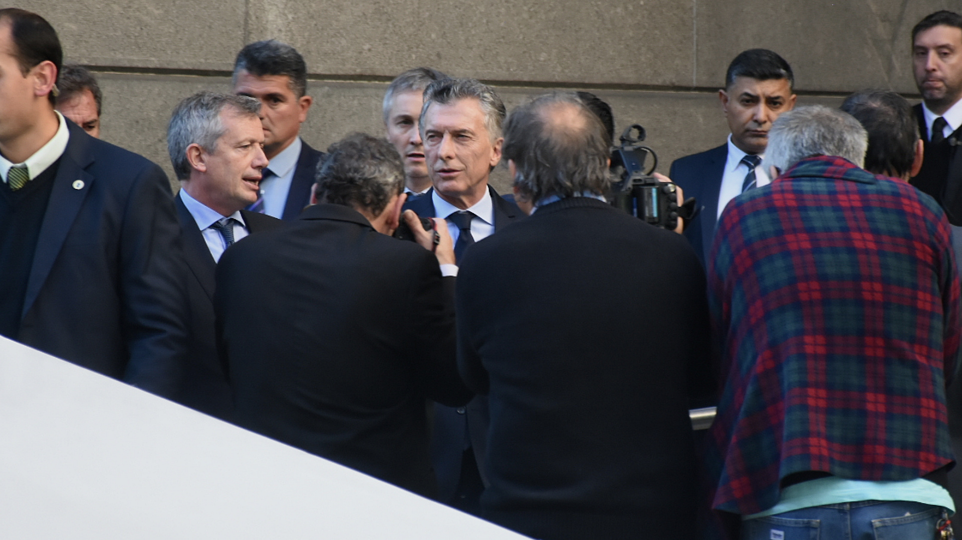 El presidente Mauricio Macri junto a Emilio Monzó