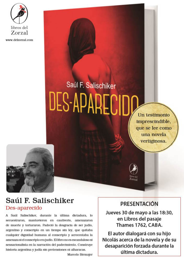 El libro será presentado el 30 de mayo