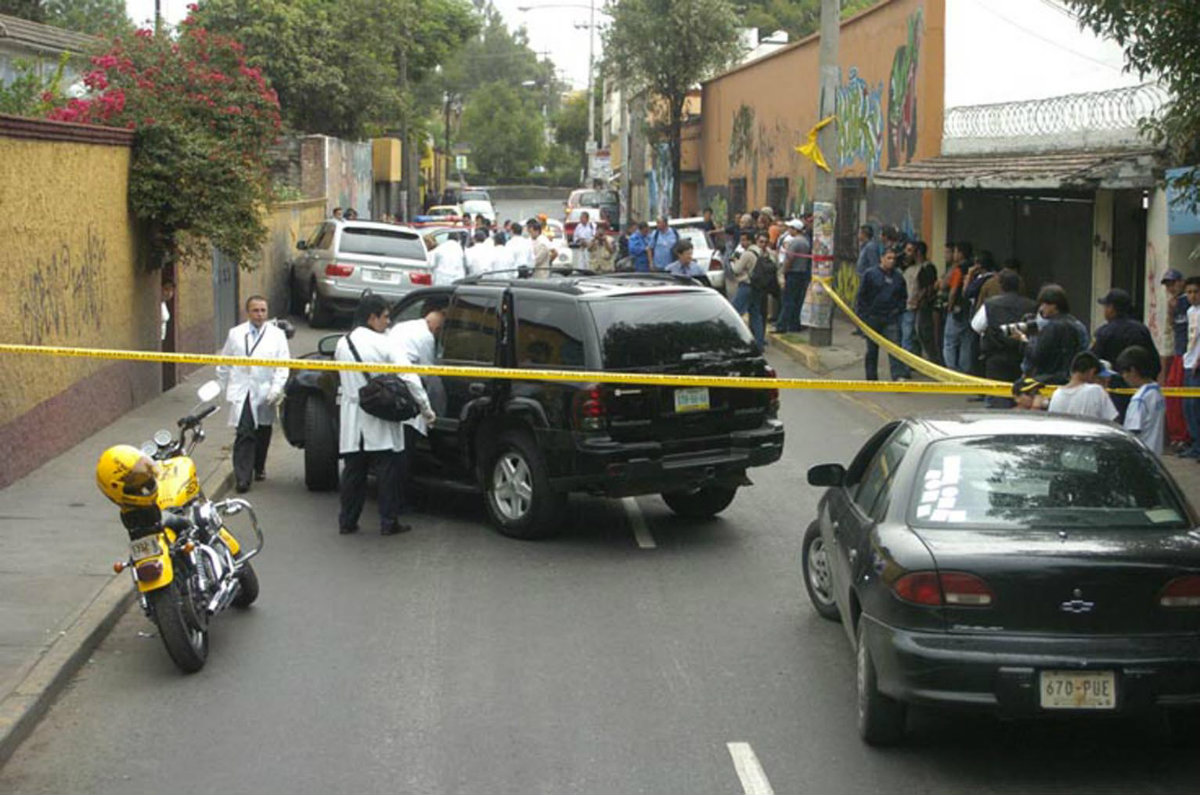 A unos 300 metros de la entrada de La Noria, la casa del Club Deportivo Cruz Azul, en Xochimilco, el estratega fue secuestrado la tarde del 19 de julio de 2005 (Foto: Cuartoscuro)