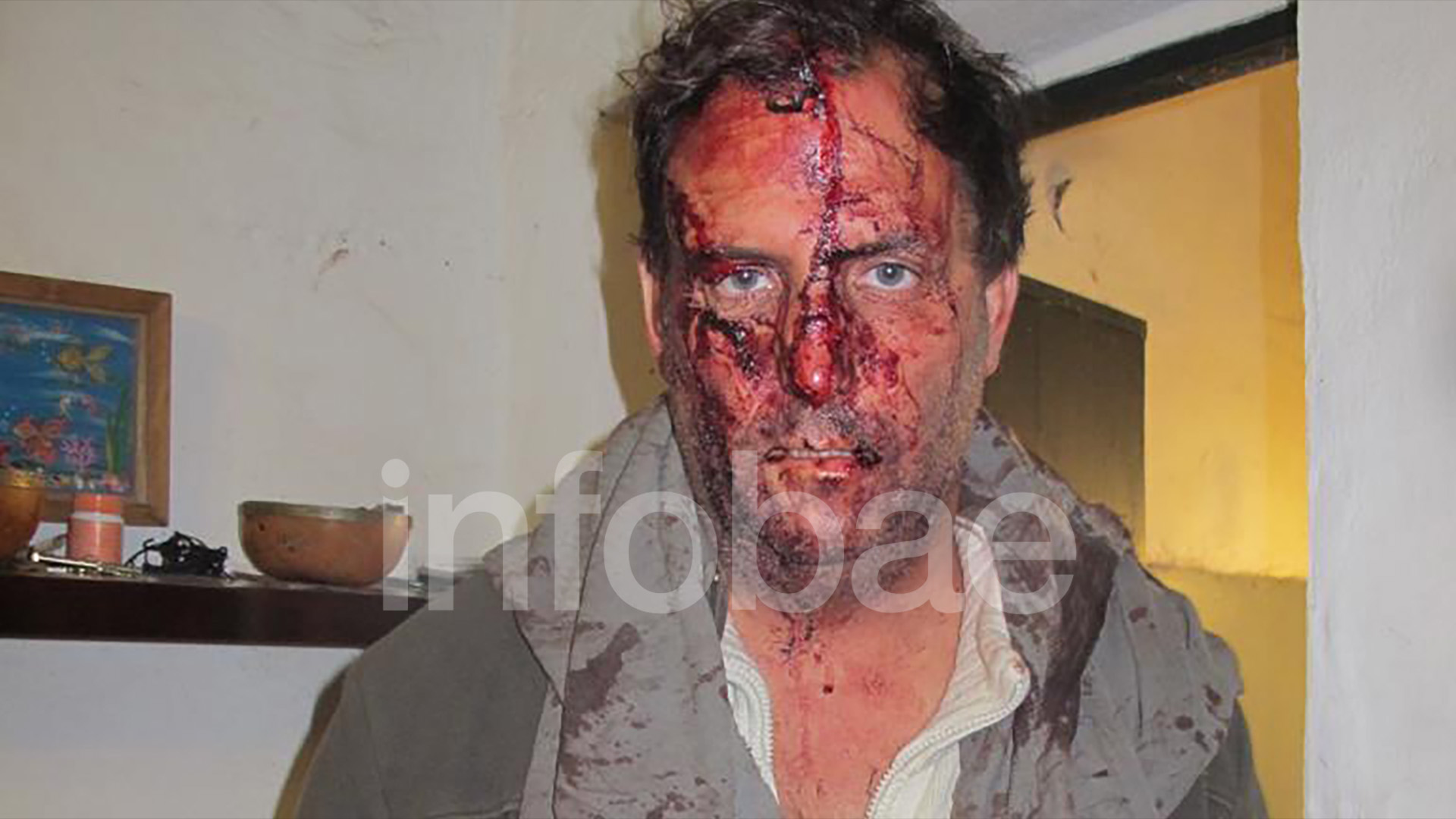 Los ladrones encañonaron a los hijos del cuñado de Facundo Arana además de golpearlo.