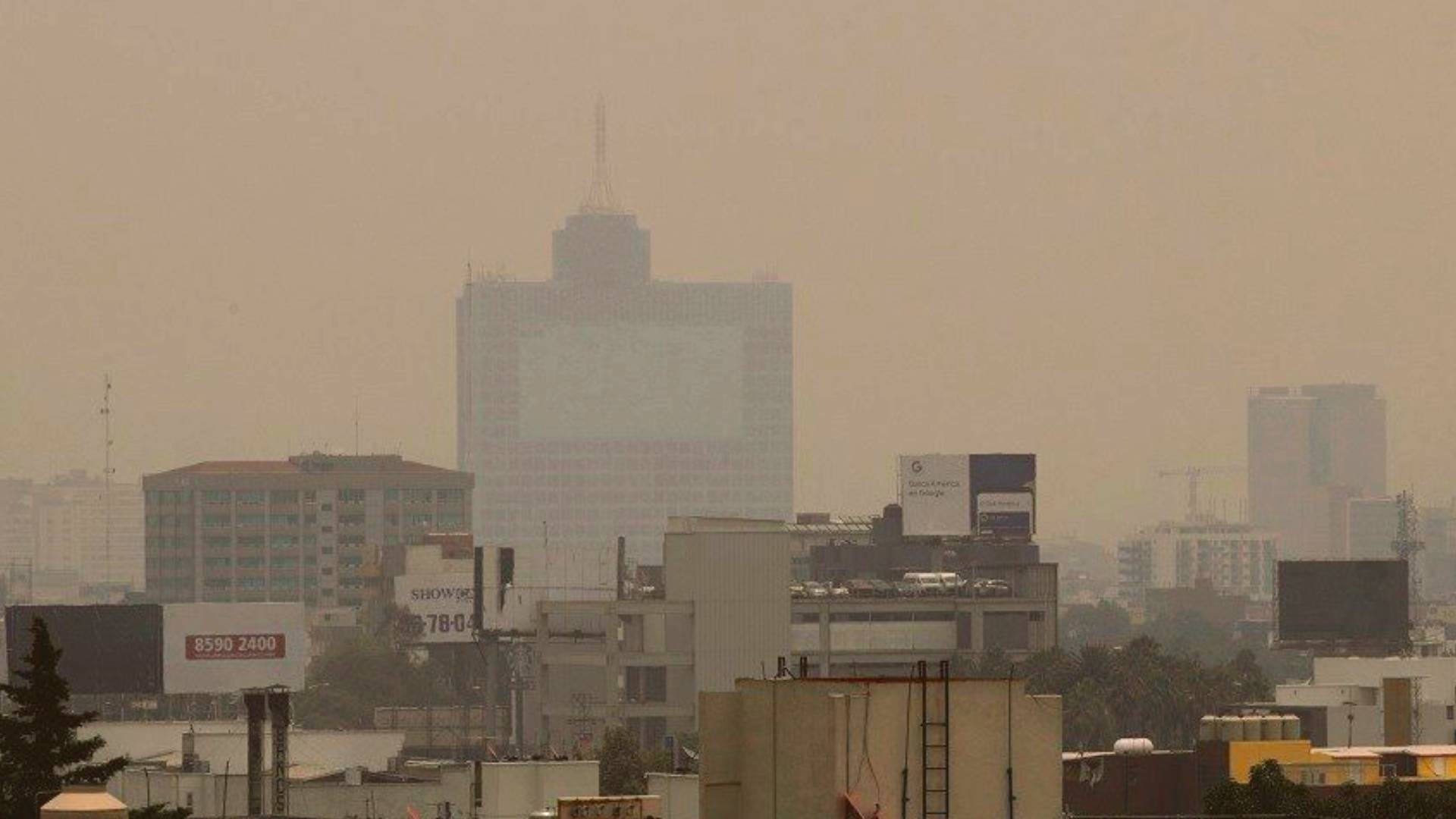 CDMX ha tenido días de mala calidad del aire (Foto: Twitter PonchoMunoz)