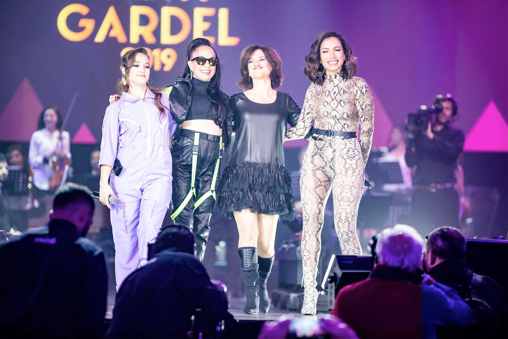 Anitta, Ángela Torres, Miss Bolivia y Virginia Innocenti.