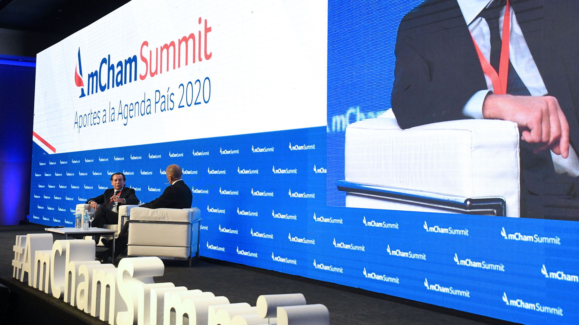 El ministro de Producción y Trabajo Dante Sica en la cumbre de la Amcham (Fotos: Télam)