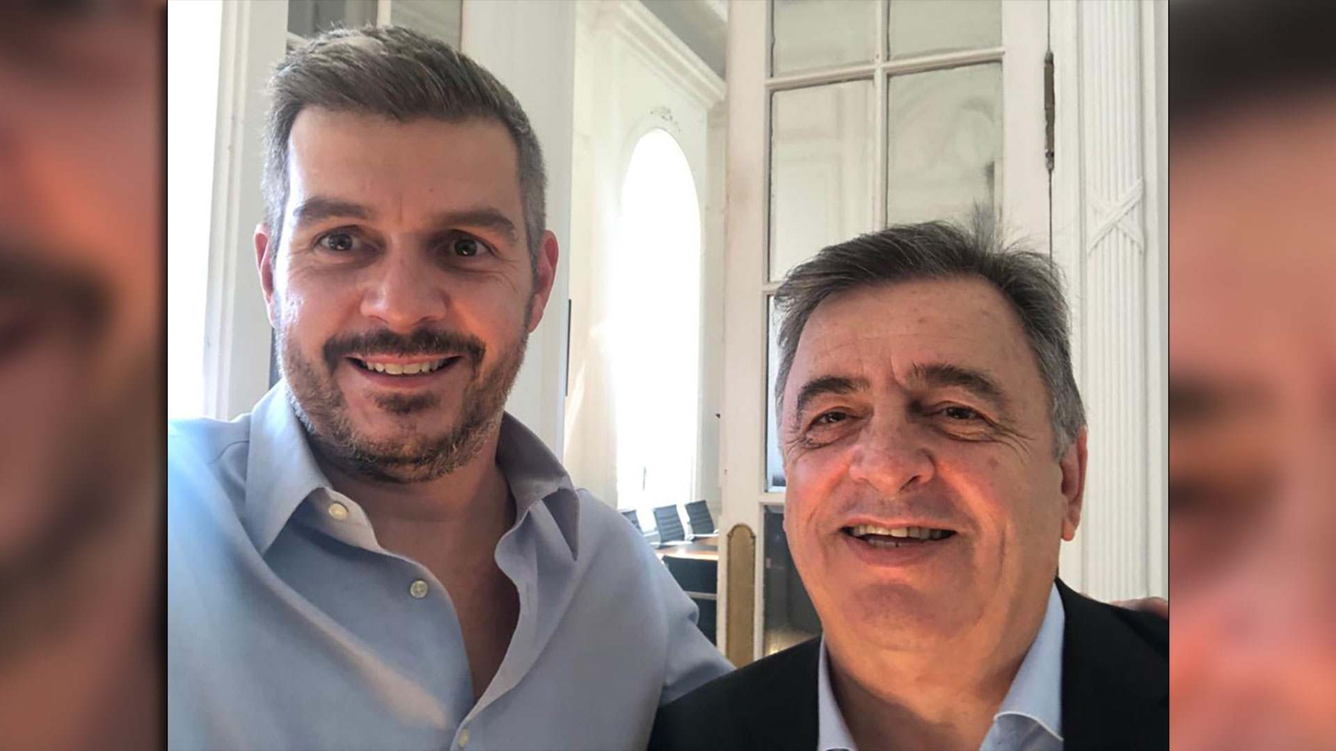Marcos Peña y Mario Negri. socios políticos y amigos personales