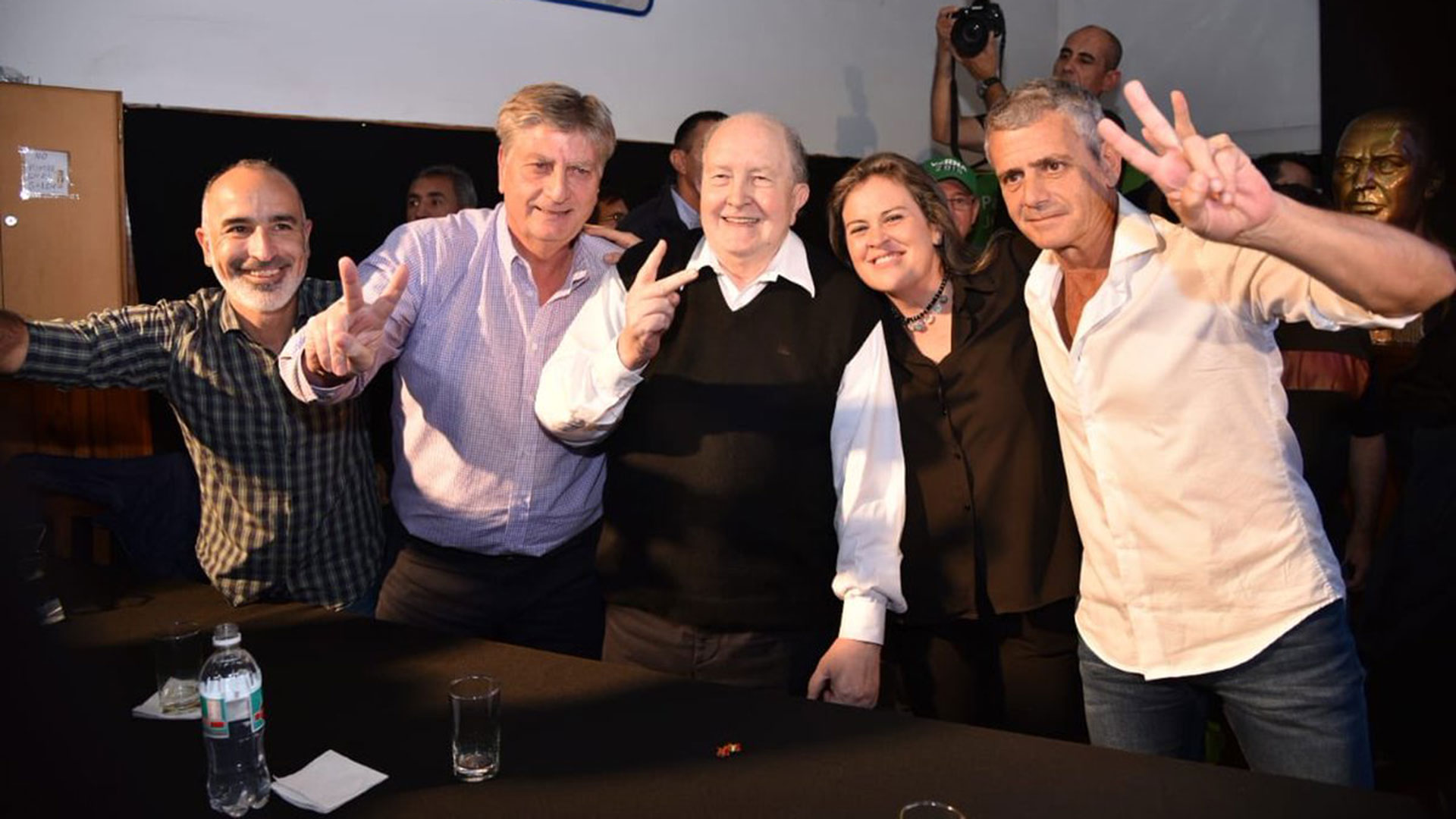 Sergio Ziliotto junto al gobernador pampeano Carlos Verna