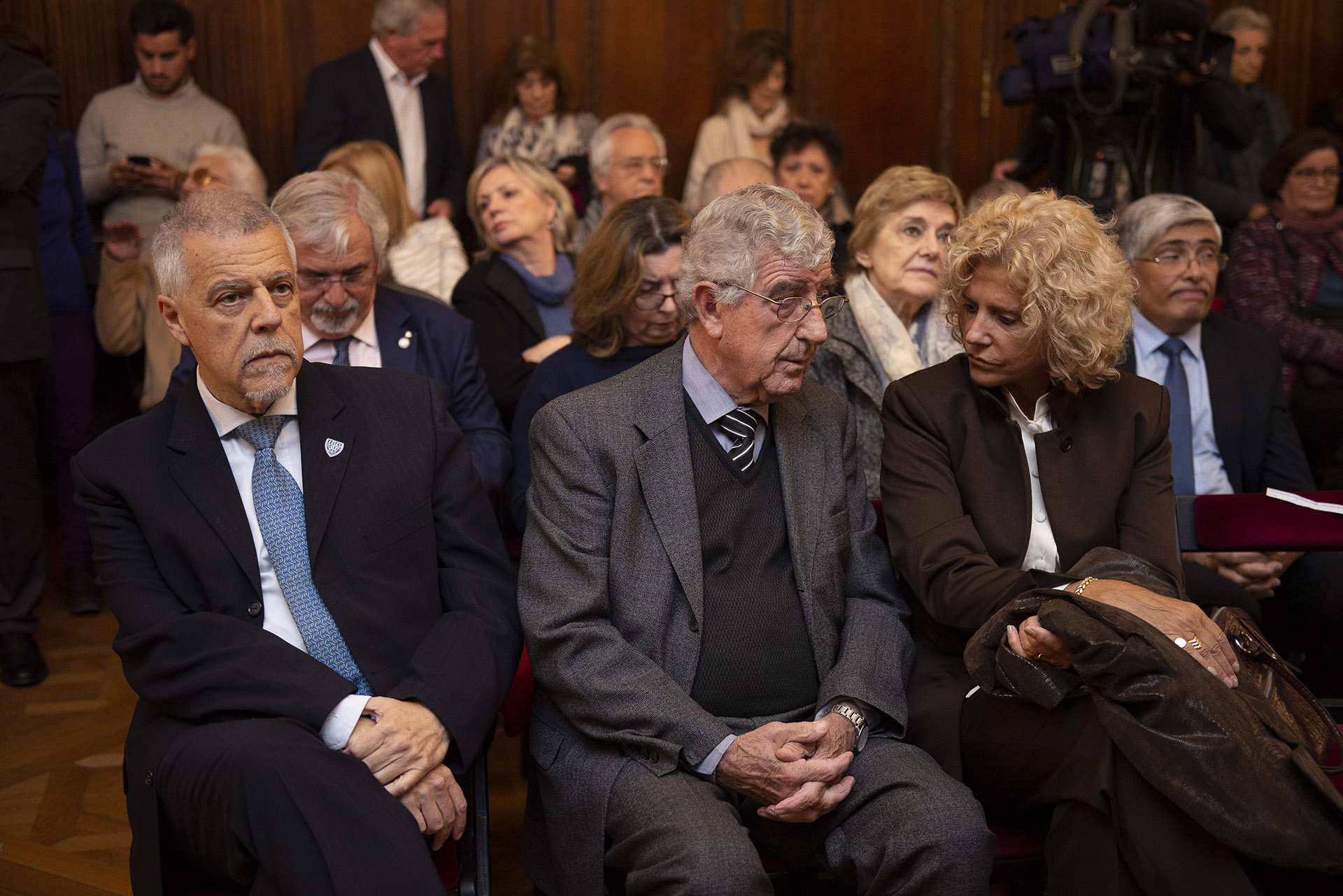 Roald César Devetac, rector del ILSE, y Juan Carlos Ferreri, presidente de la Academia Nacional de las Ciencias