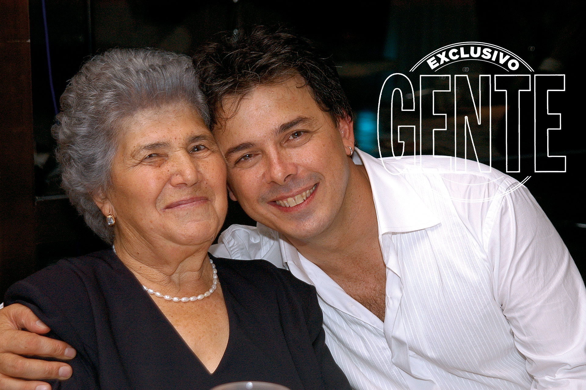 El chef con su mamma: María de Santis.