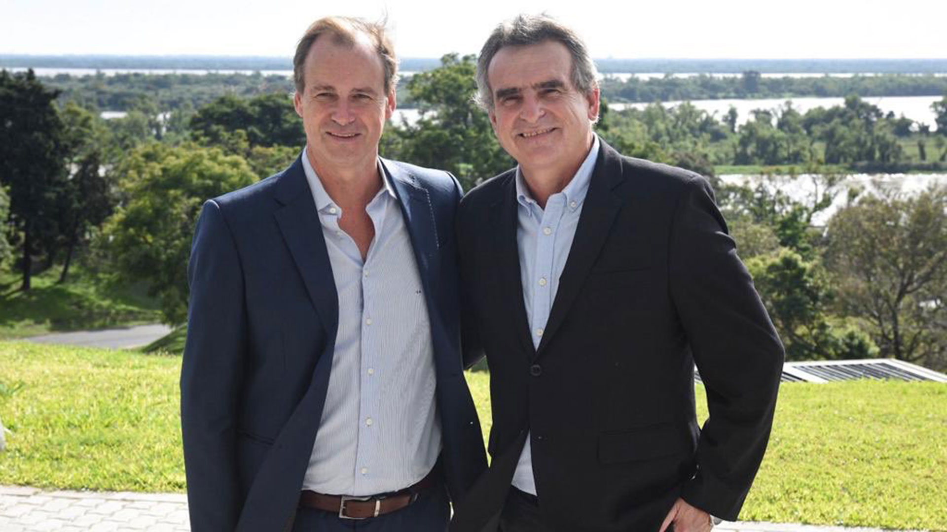 Gustavo Bordet recibió a Agustín Rossi en Entre Ríos