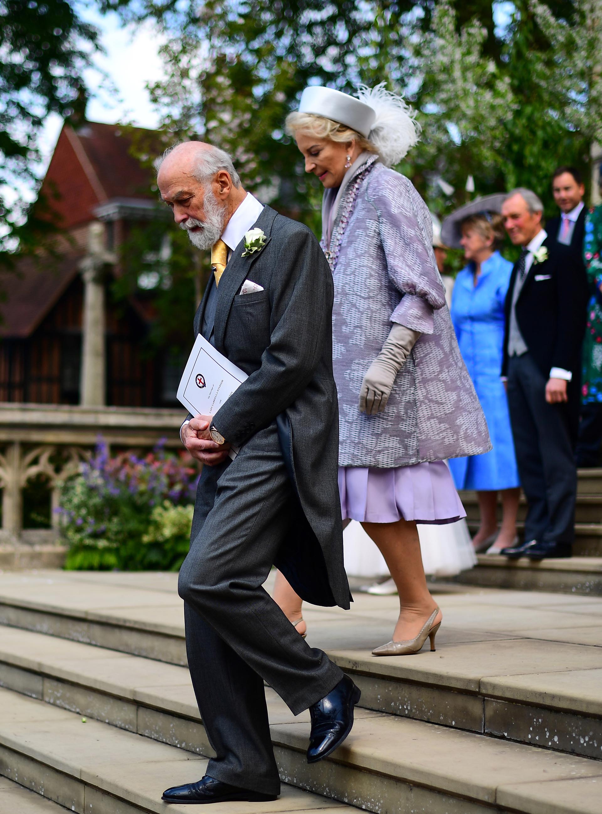 El padre de la novia: el príncipe Michael de Kent, primo hermano de la reina Isabel
