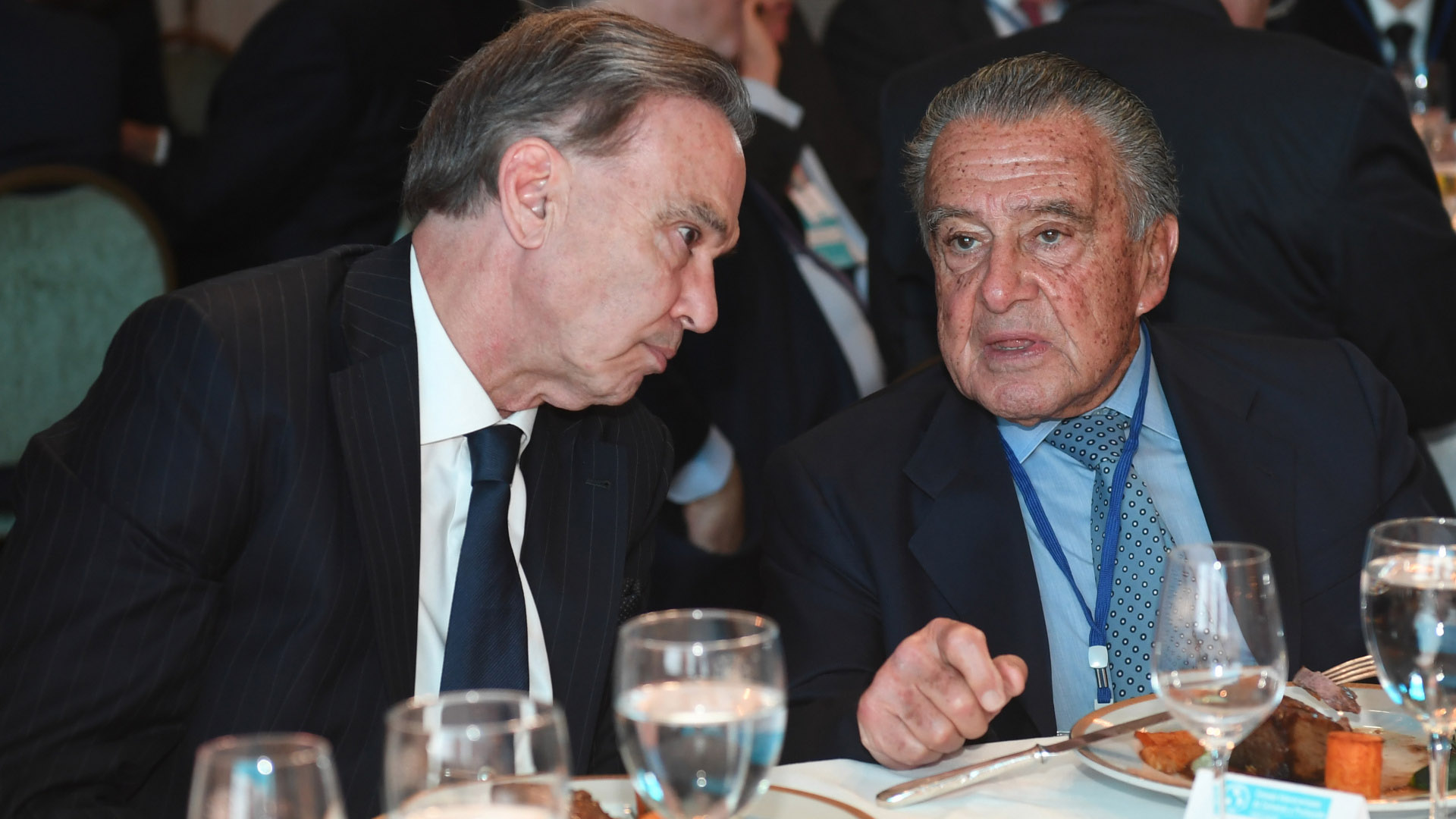 Pichetto y Eurnekian durante el almuerzo que compartieron con Almagro
