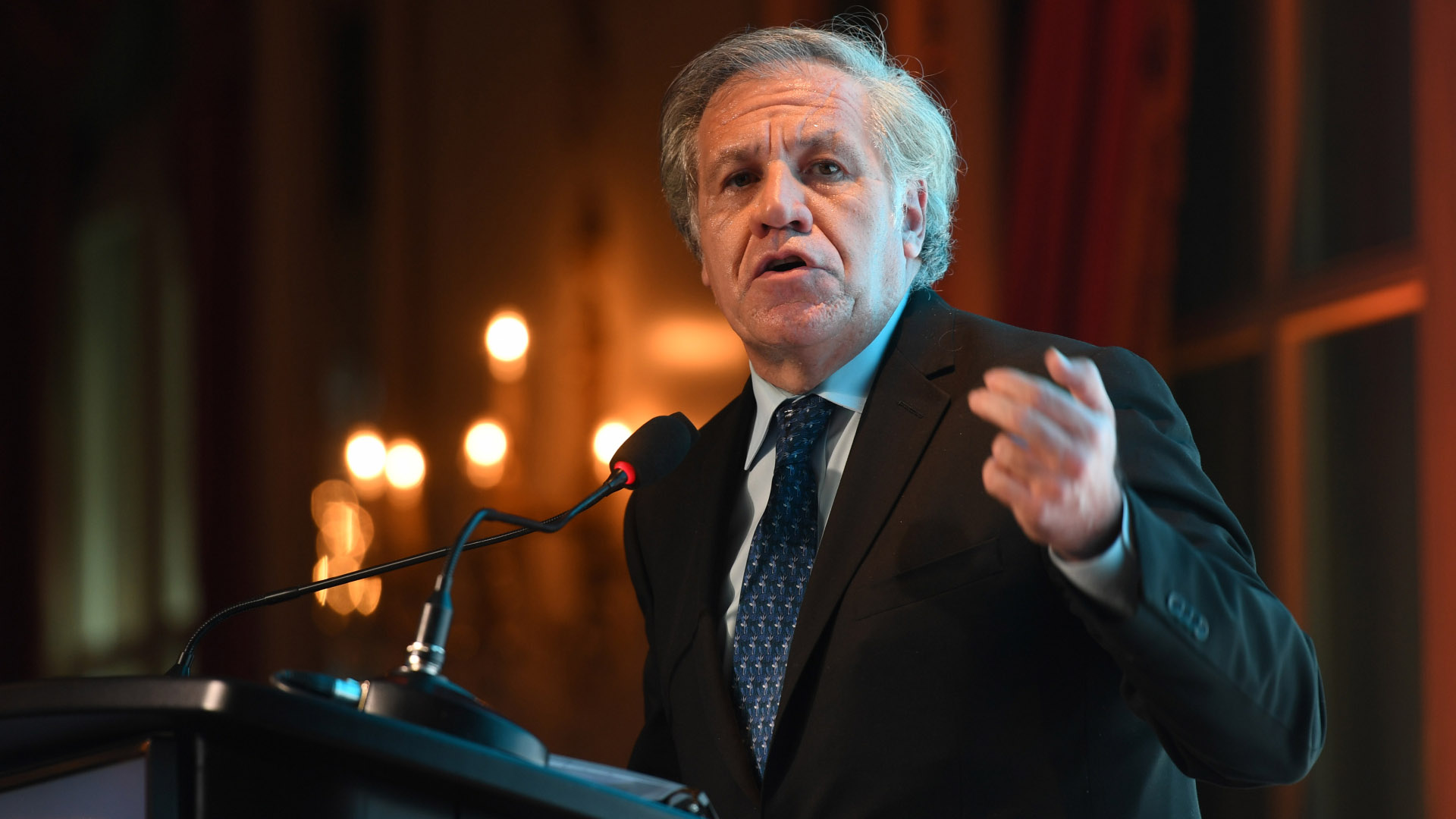 El secretario general de la Organización de Estados Americanos (OEA), Luis Almagro