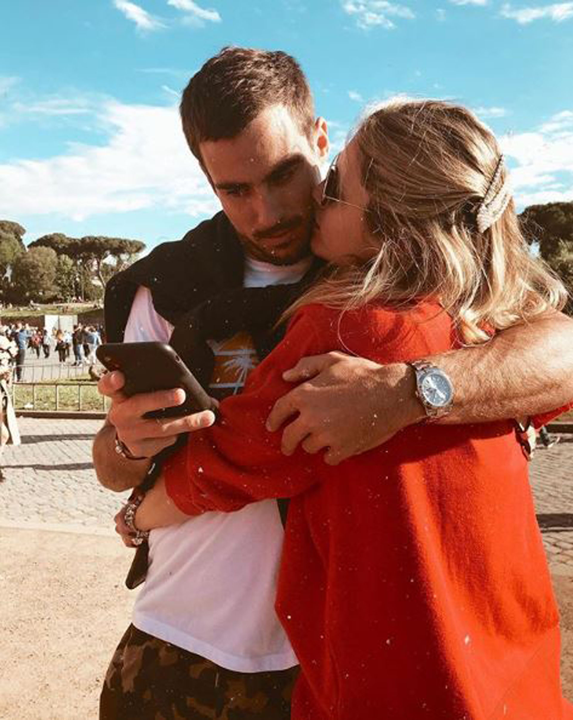 El tenista y la modelo están de novios hace un año (Fotos: Instagram)