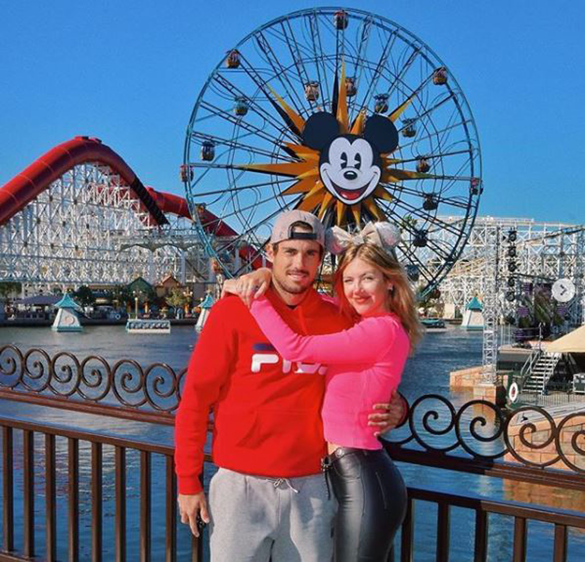 Stephanie y Guido, enamorados durante su viaje