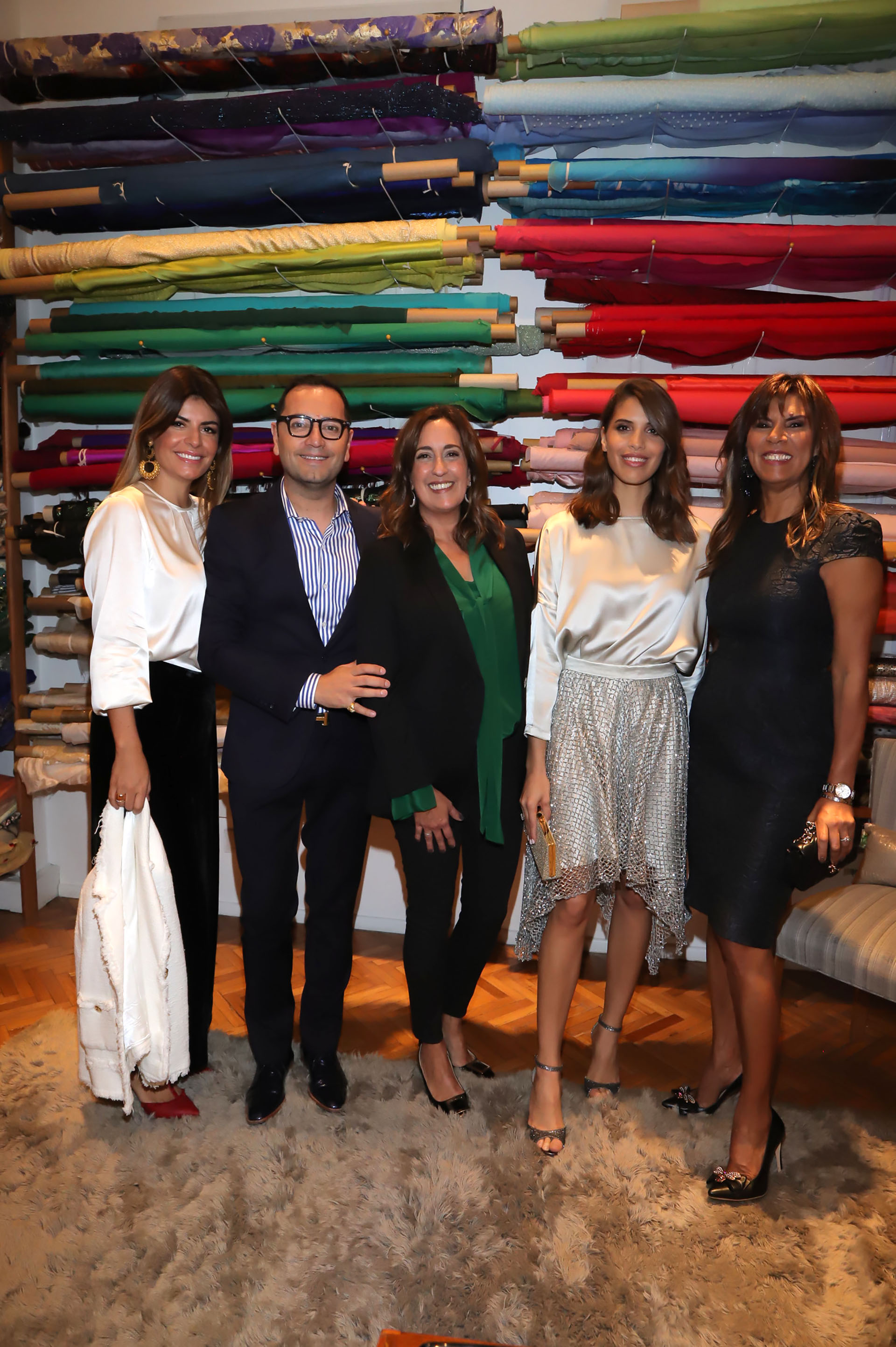 Sandra Castellanos de Waisman, Fabián Medina Flores, Pía Carregal, Taína Laurino Ferreira y Anamá Ferreira