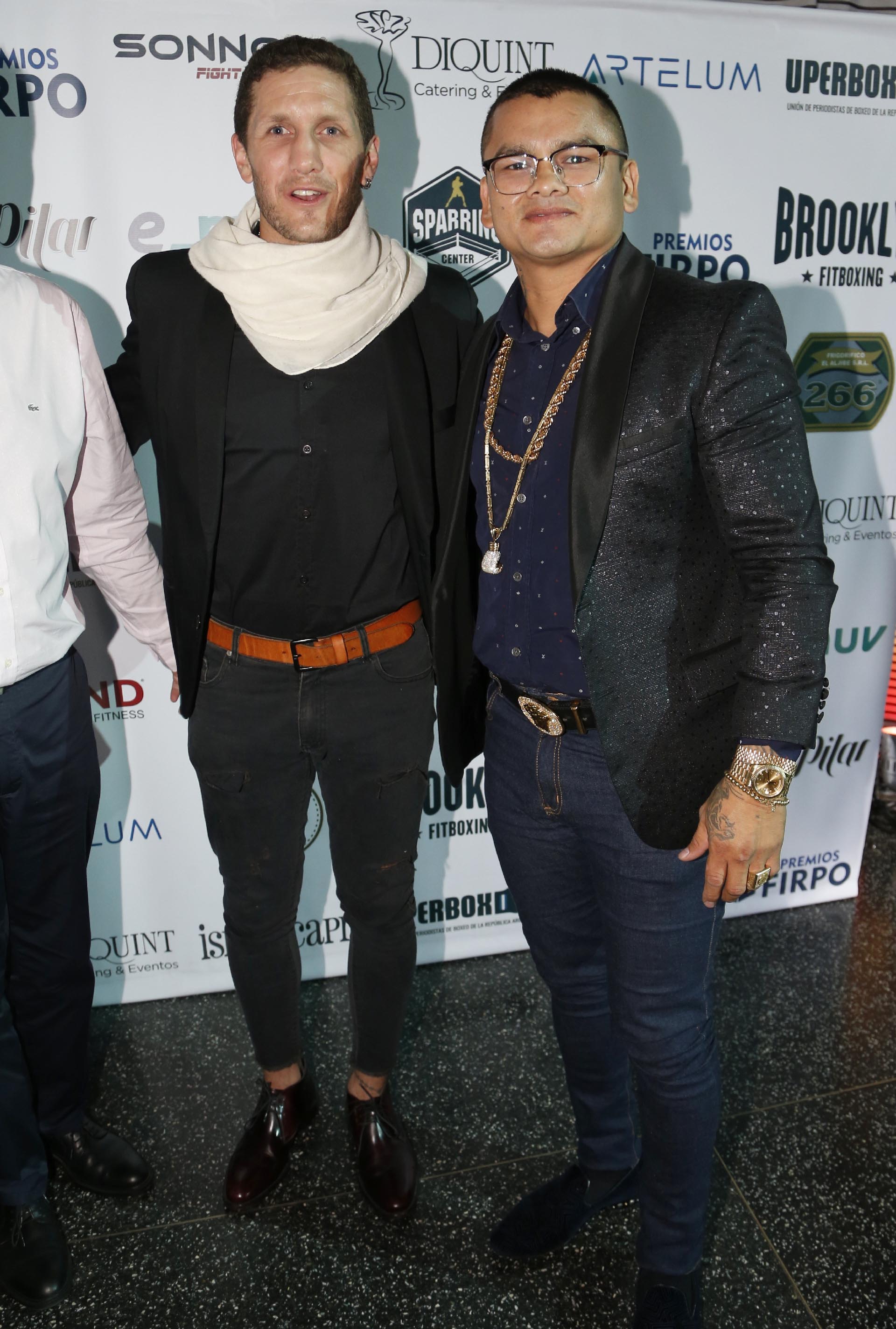 El “Principito” Coggi con Marcos Maidana