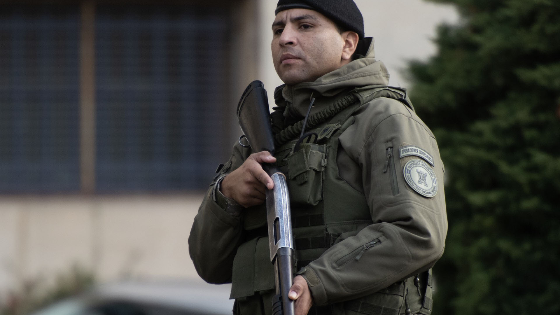 Se montó un importante operativo de seguridad en Comodoro Py