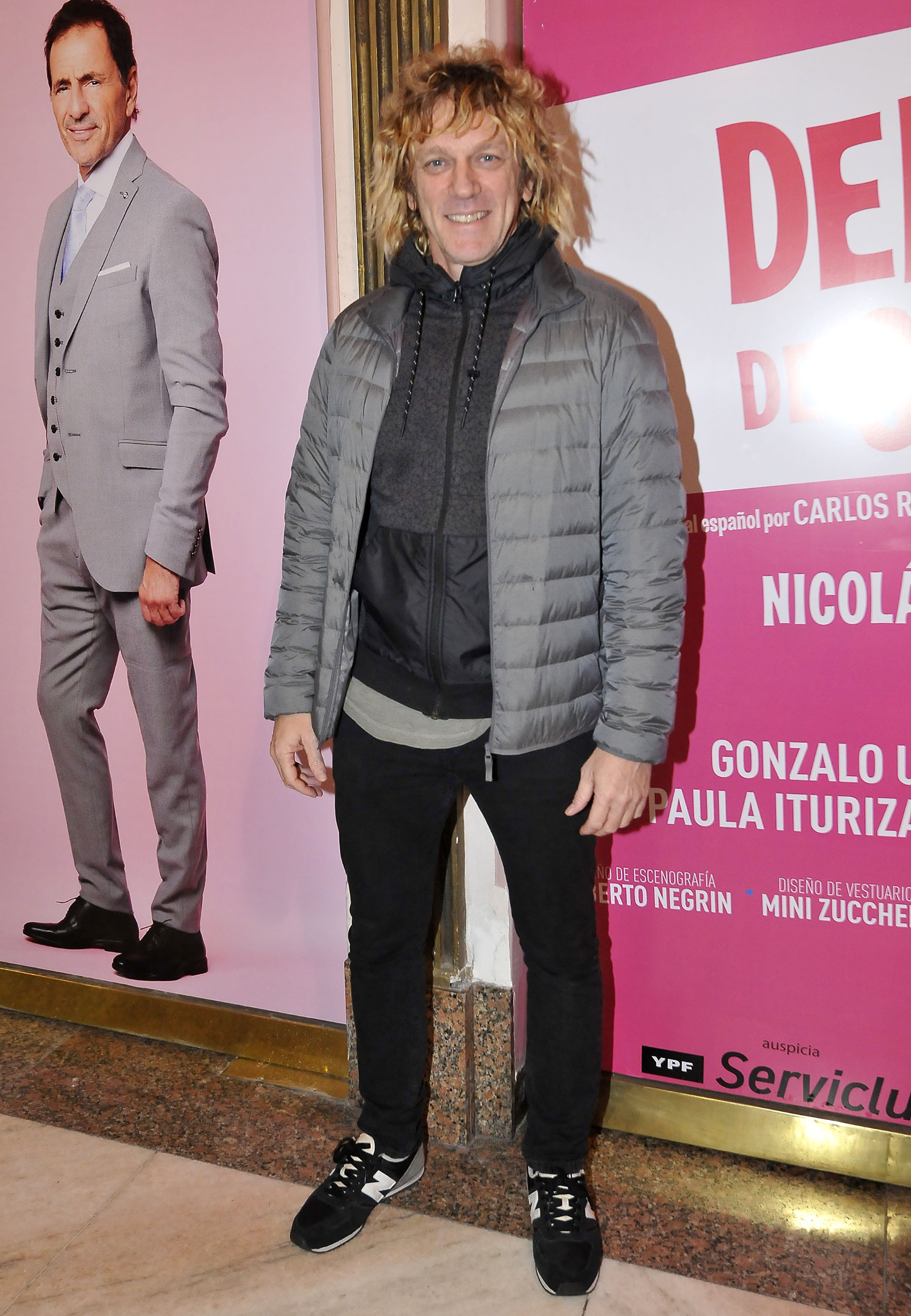 Federico D’Elía, con un llamativo look