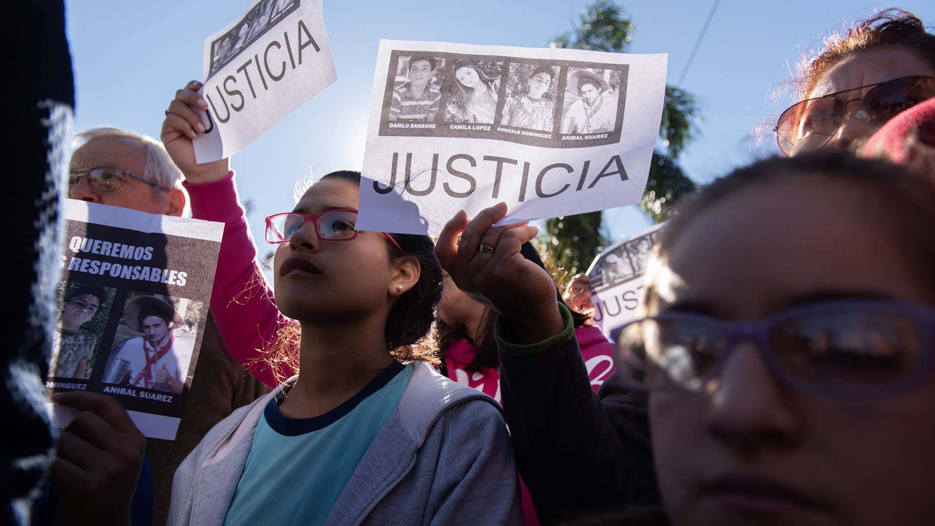 El pedido de justicia, ayer en Monte (Adrián Escandar)
