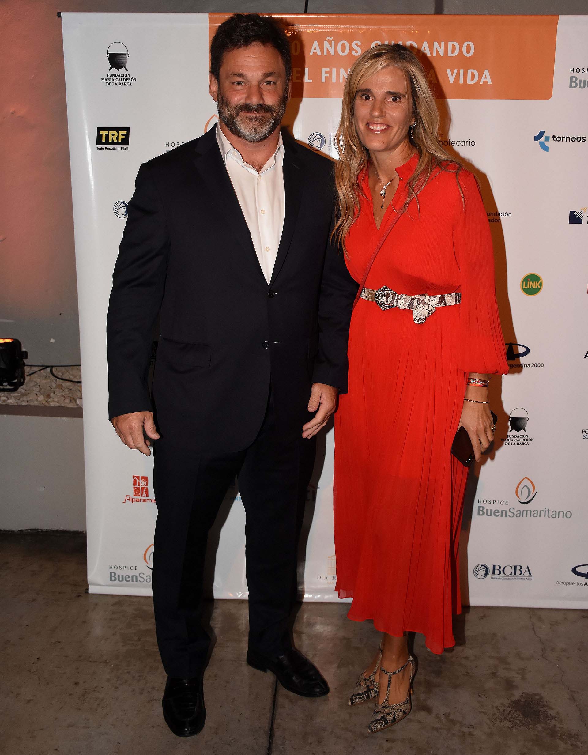El empresario Christian Oppel y Pachi Dibetto (desarrollo institucional)