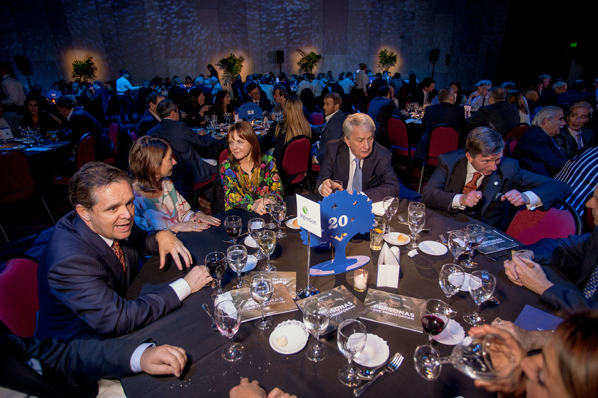 Los empresarios Pablo Plá, presidente de Ingredion, y Teddy Franck, ex Techint, fueron integrantes del comité de Desarrollo Institucional que llevó adelante la segunda Cena Austral